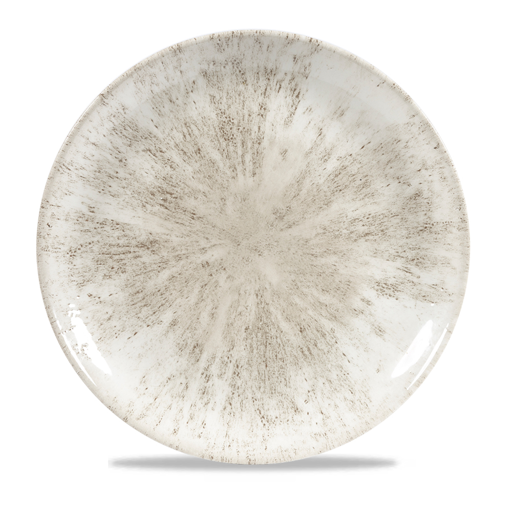 Coup Teller flach 28,8 cm, Studio Prints Stone Agate Grey