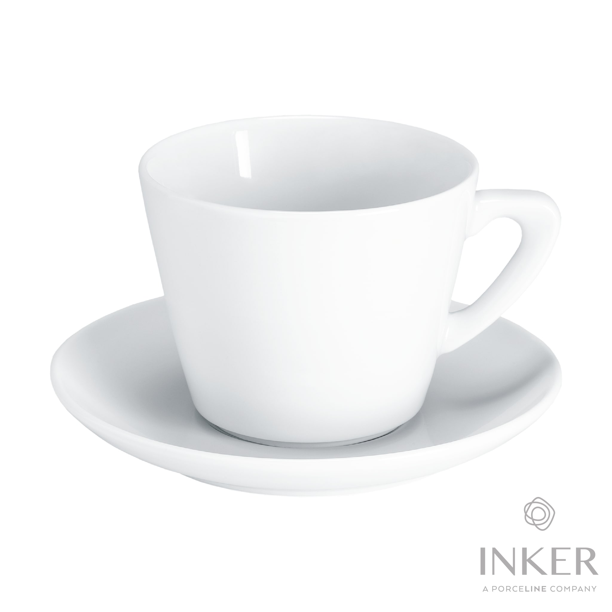 Milchkaffee-Obere 0,35 l, Inker weiß