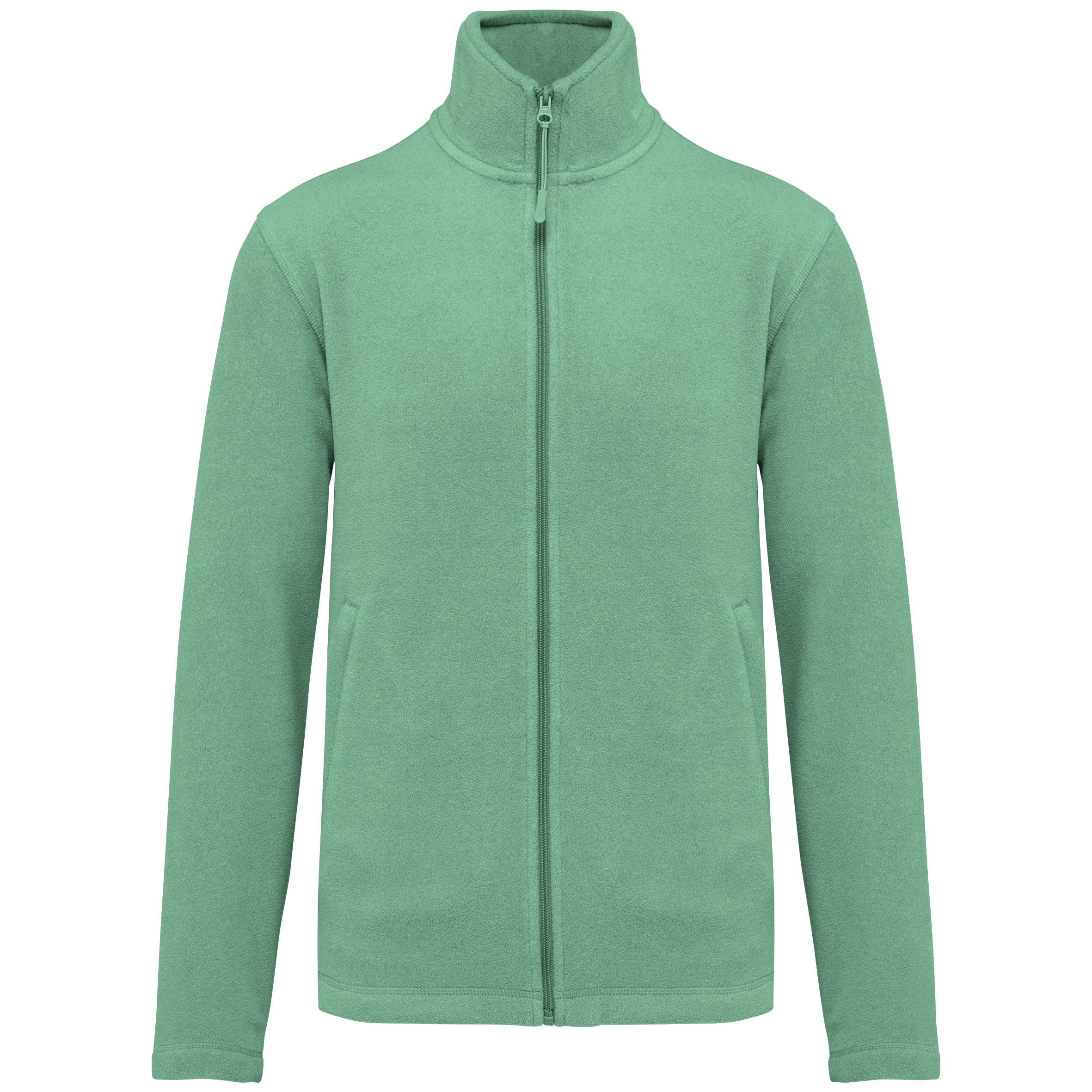 Herren-Fleece-Jacke, sage (salbei)