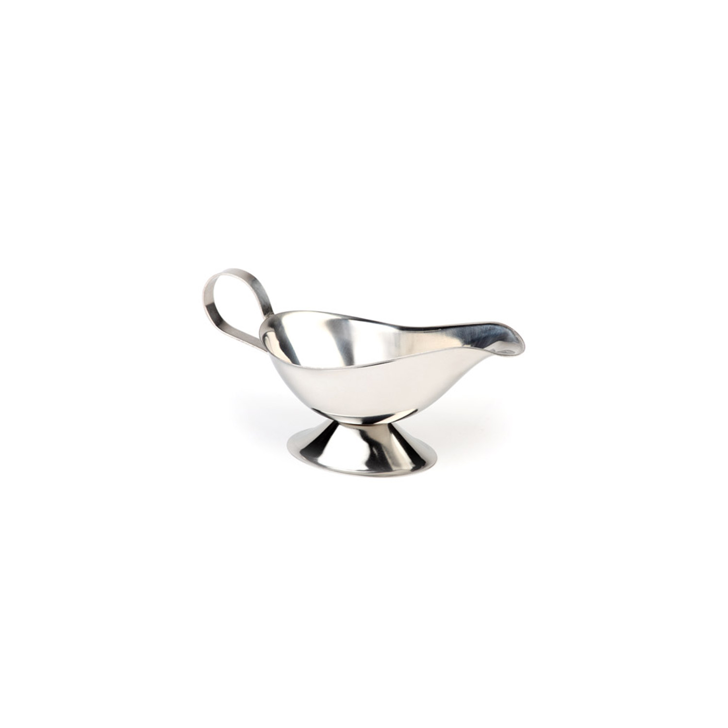 Sauciere 18 x 7,5 cm, H: 7 cm Edelstahl, poliert 