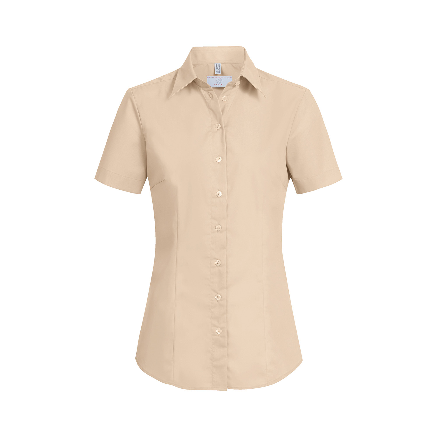 Damenbluse Basic  RF 1/2 Arm, beige