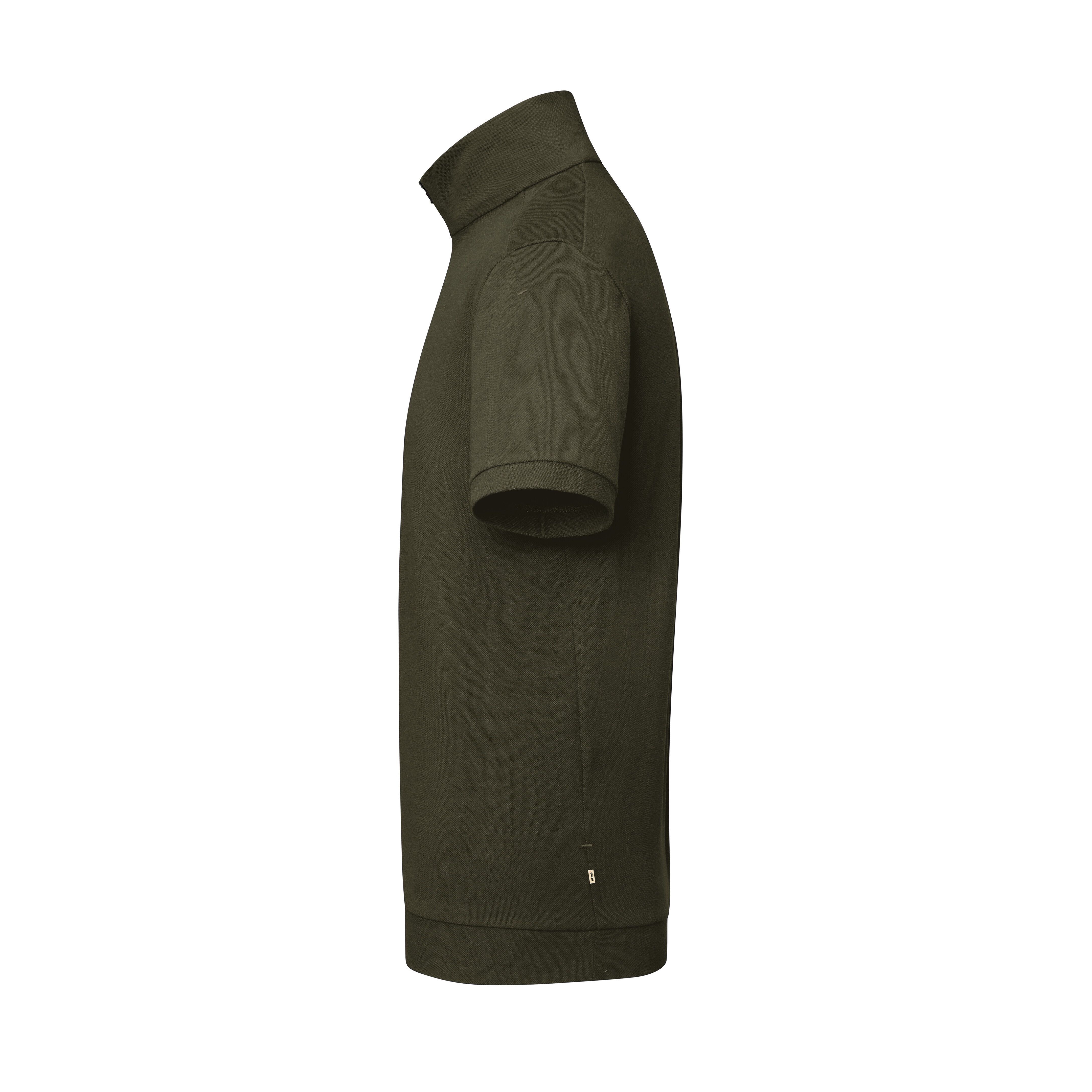 Unisex Zip-Shirt Mikralinar ECO olive
