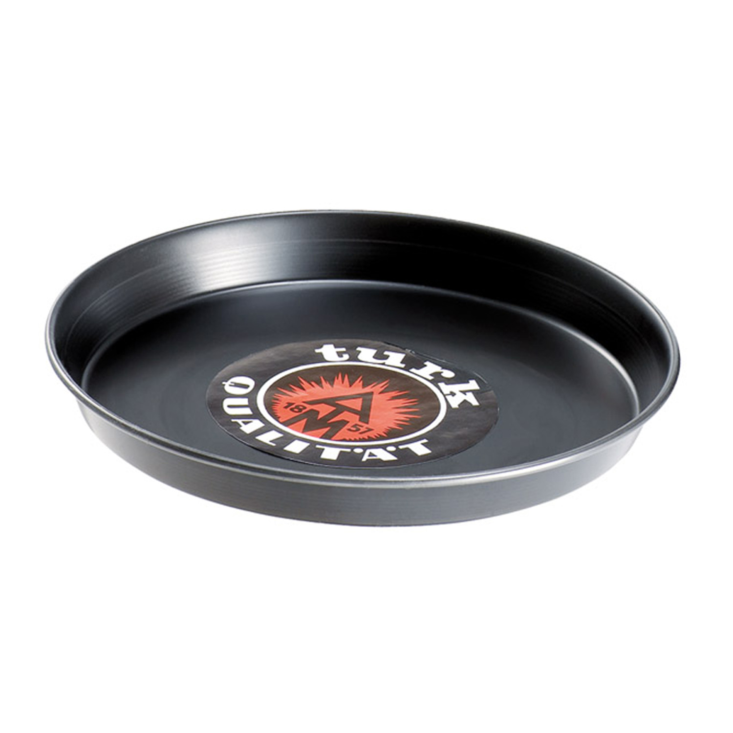 Pizzaform Ø 40 cm oben, Ø 38 cm Boden Blaublech, nicht beschichtet 