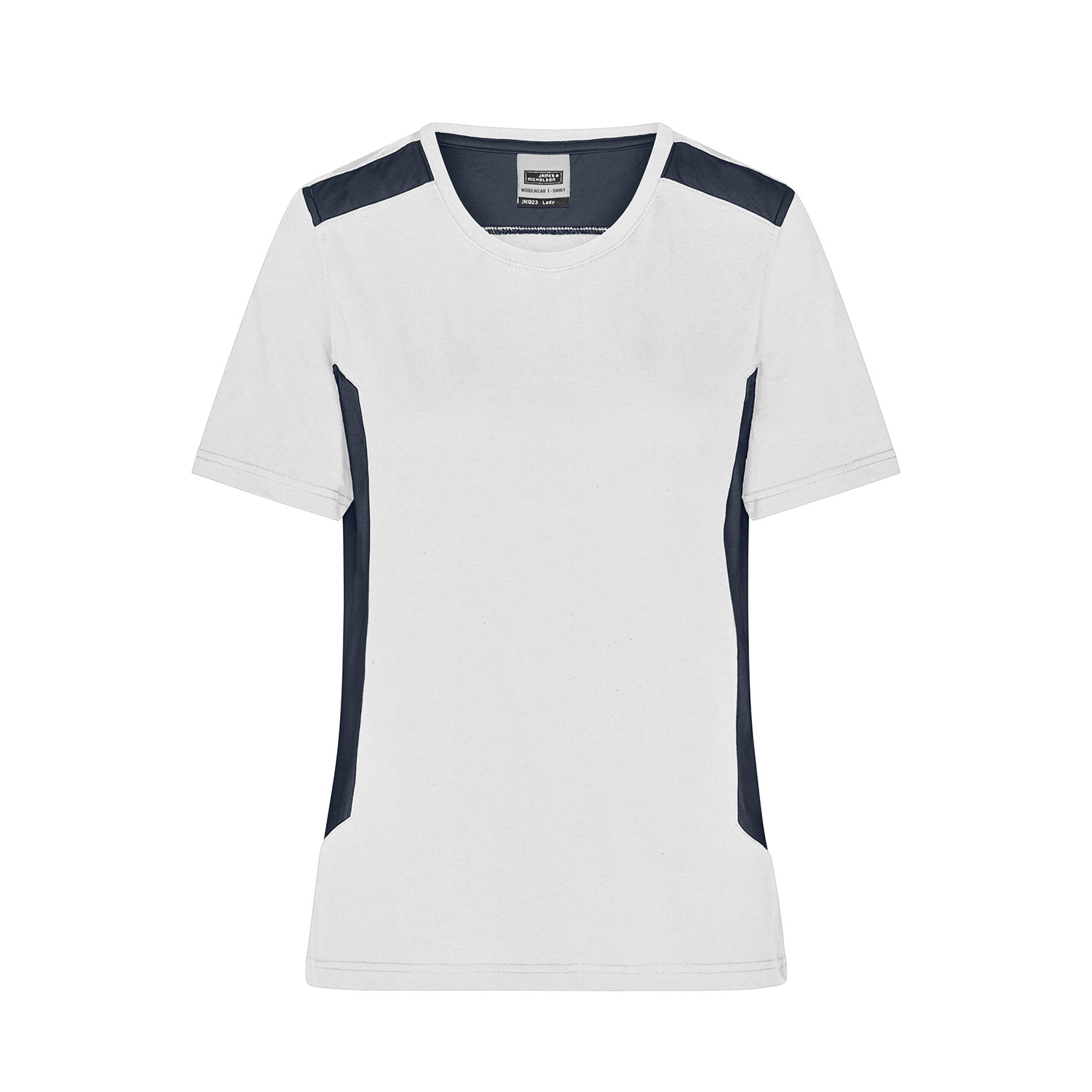 Workwear Damen-T-Shirt Strong, white/black