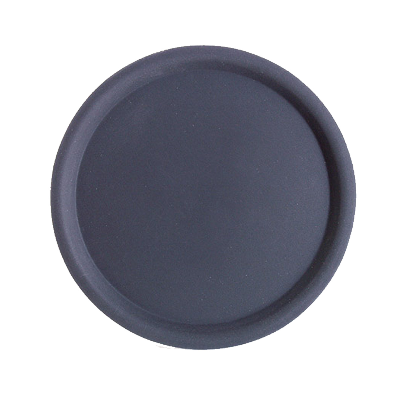 Serviertablett -HAPPY HOUR- schwarz Ø 32 cm, H: 1,5 cm glasfaserverstärkte Kunststoff schwarz