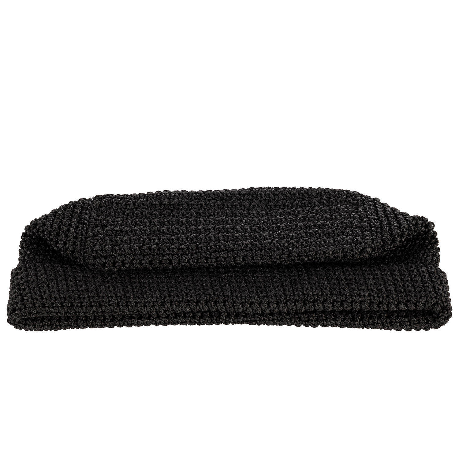 Häkelkorb schwarz 20 x 13,5 cm, H: 10 cm Häkelkorb schwarz 20 x 13,5 cm, H: 10 cm