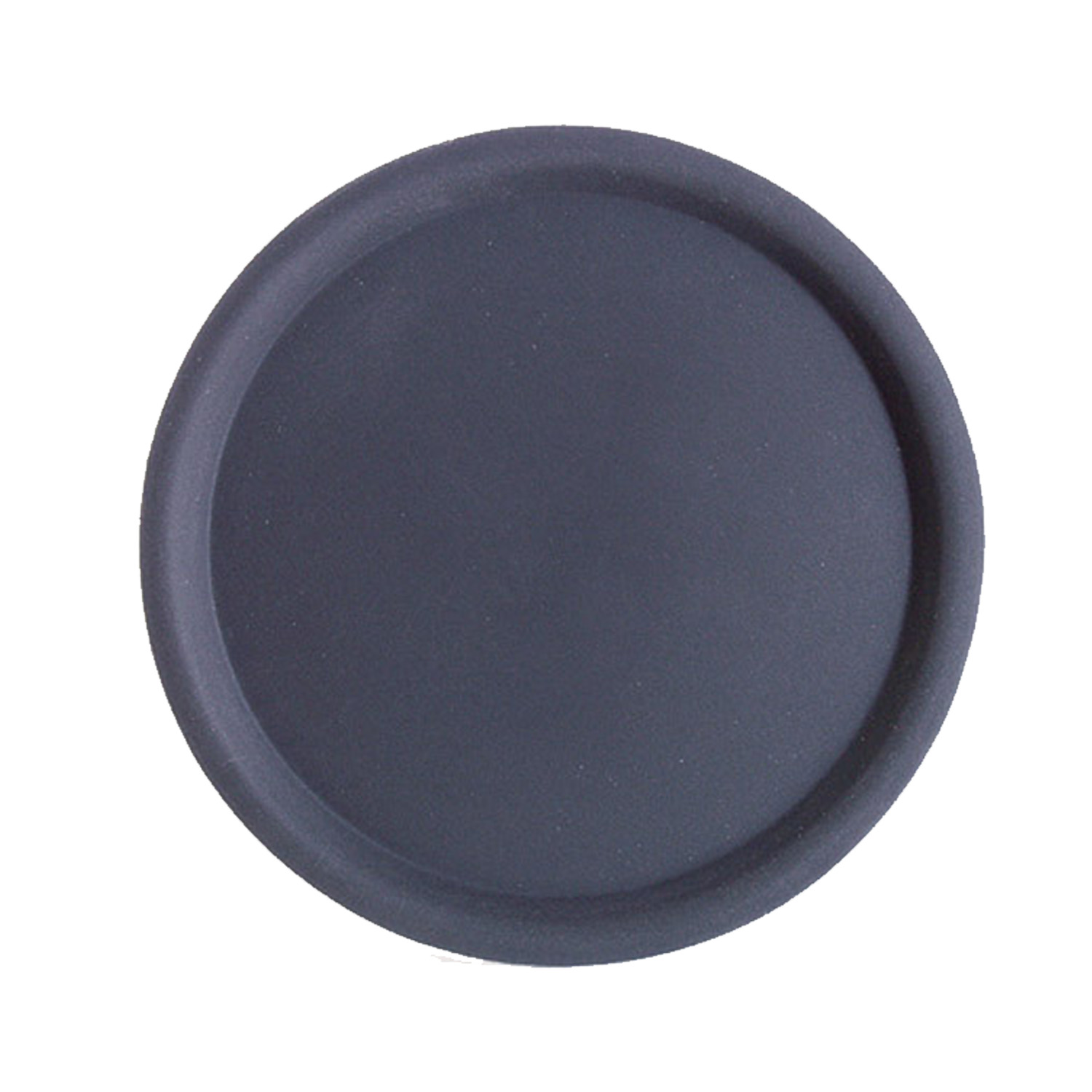 Serviertablett -HAPPY HOUR- schwarz Ø 38 cm, H: 1,5 cm glasfaserverstärkte Kunststoff