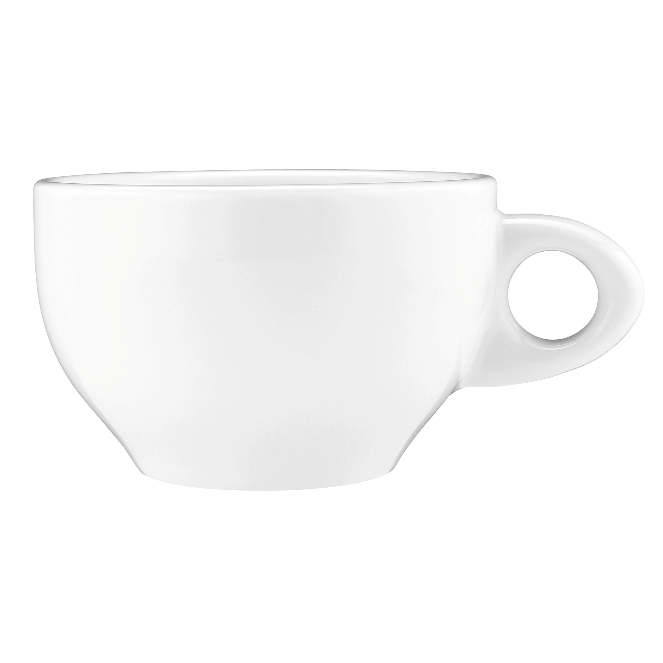 Obertasse Coffe-e-motion weiß, 0,25l nieder