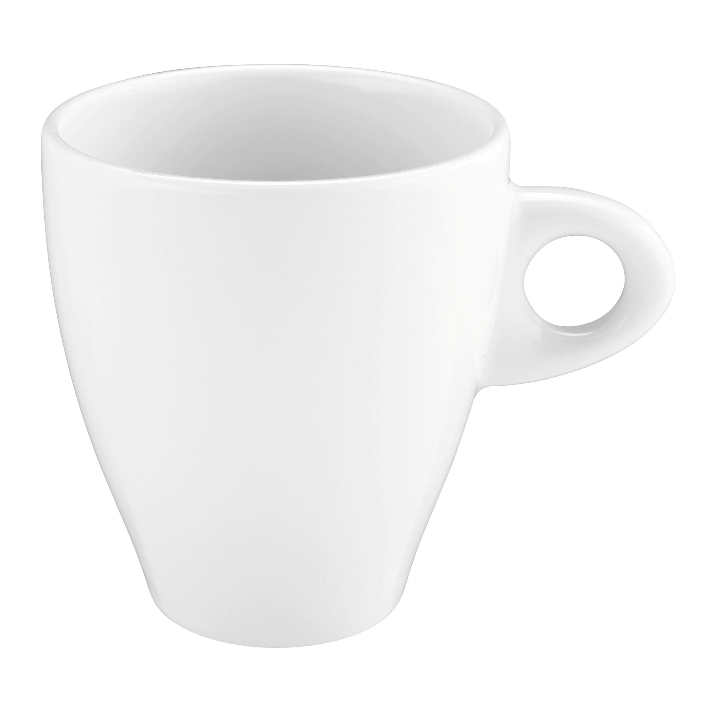 Obertasse Coffe-e-motion weiß, 0,37l hoch