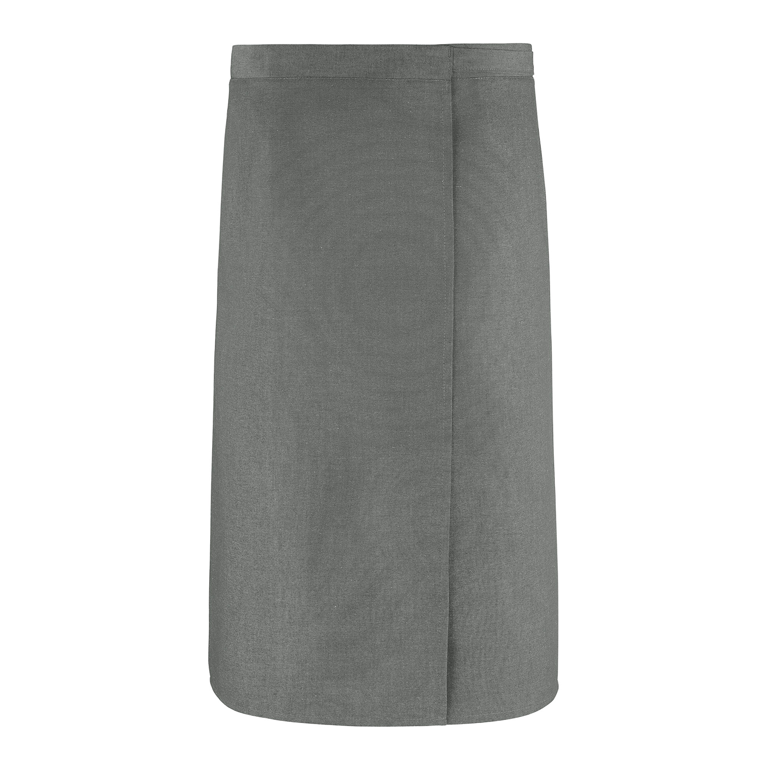Wickel-Bistroschürze 80 x 145 cm, Jeanslook hellgrau