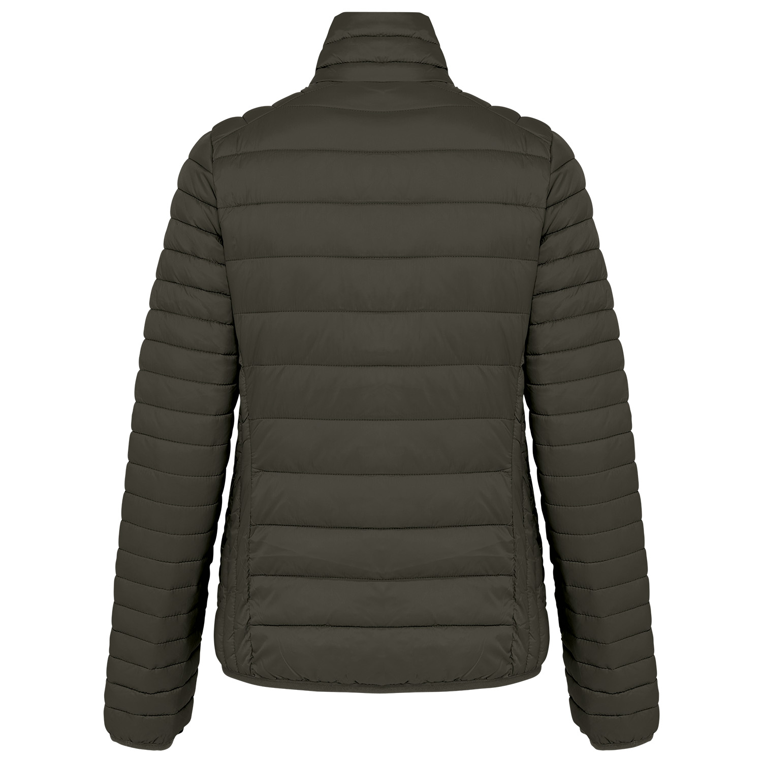 Leichte Damen-Steppjacke, dark khaki