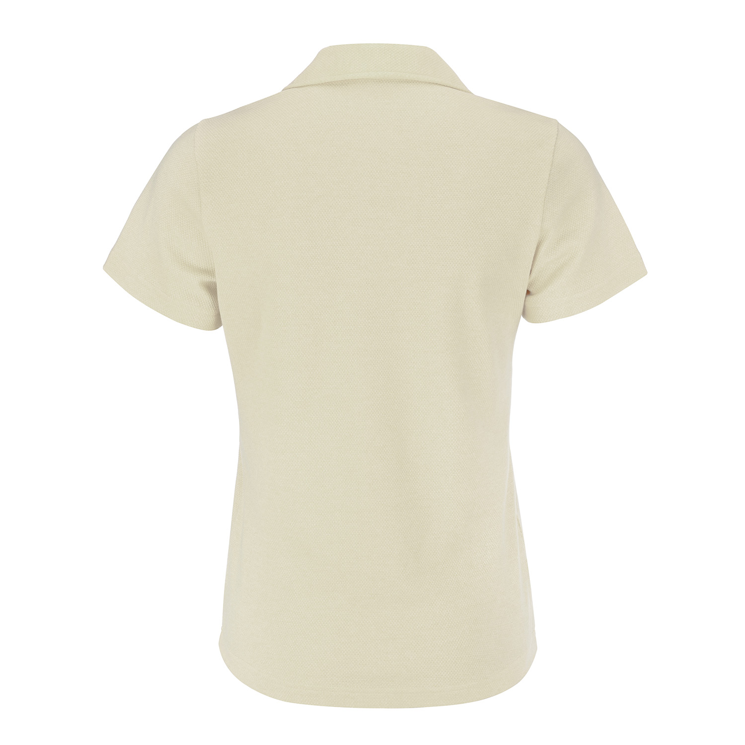 Poloshirt Waffelpique, 1/2 Arm, natur