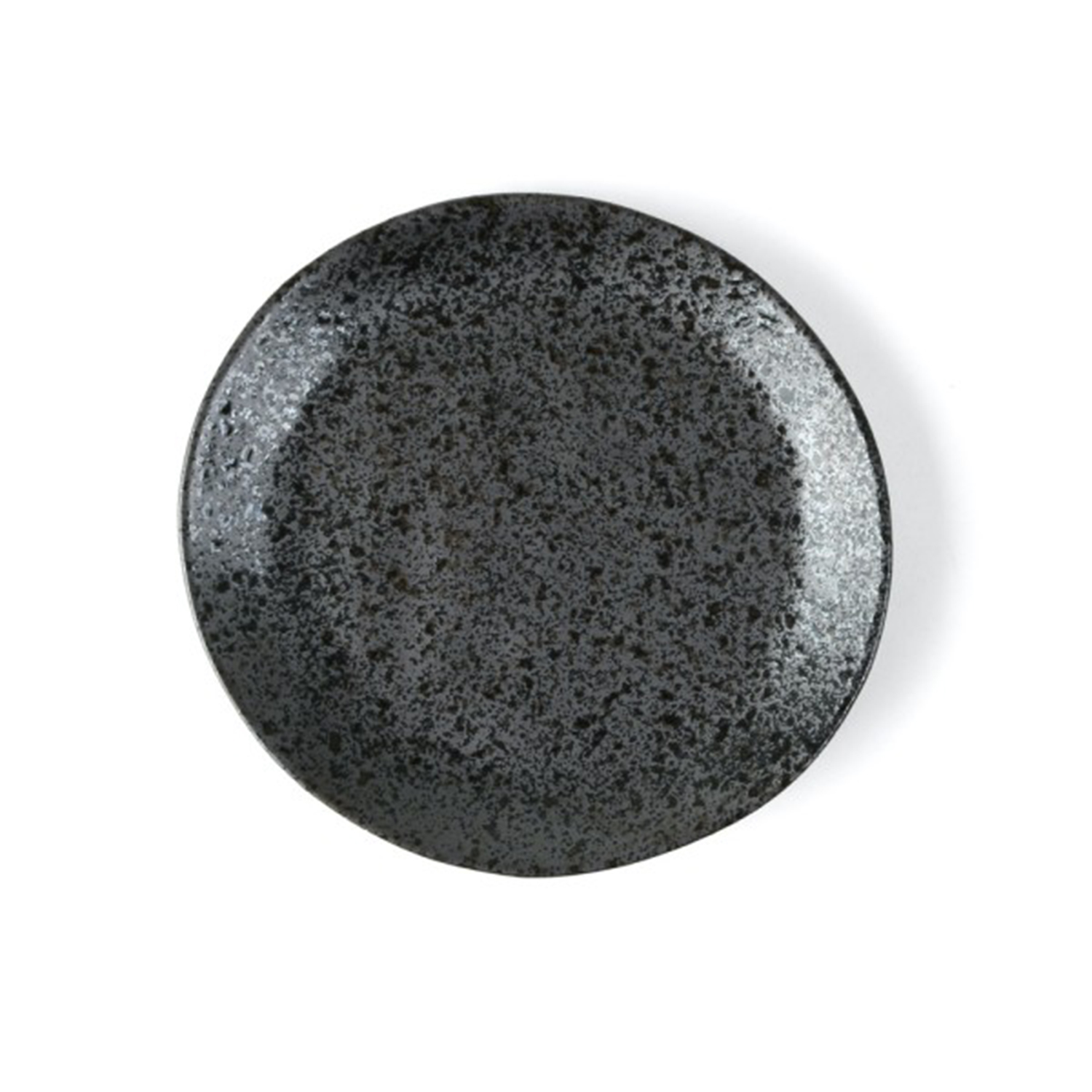 Teller flach rund  21,0 cm, Carbon