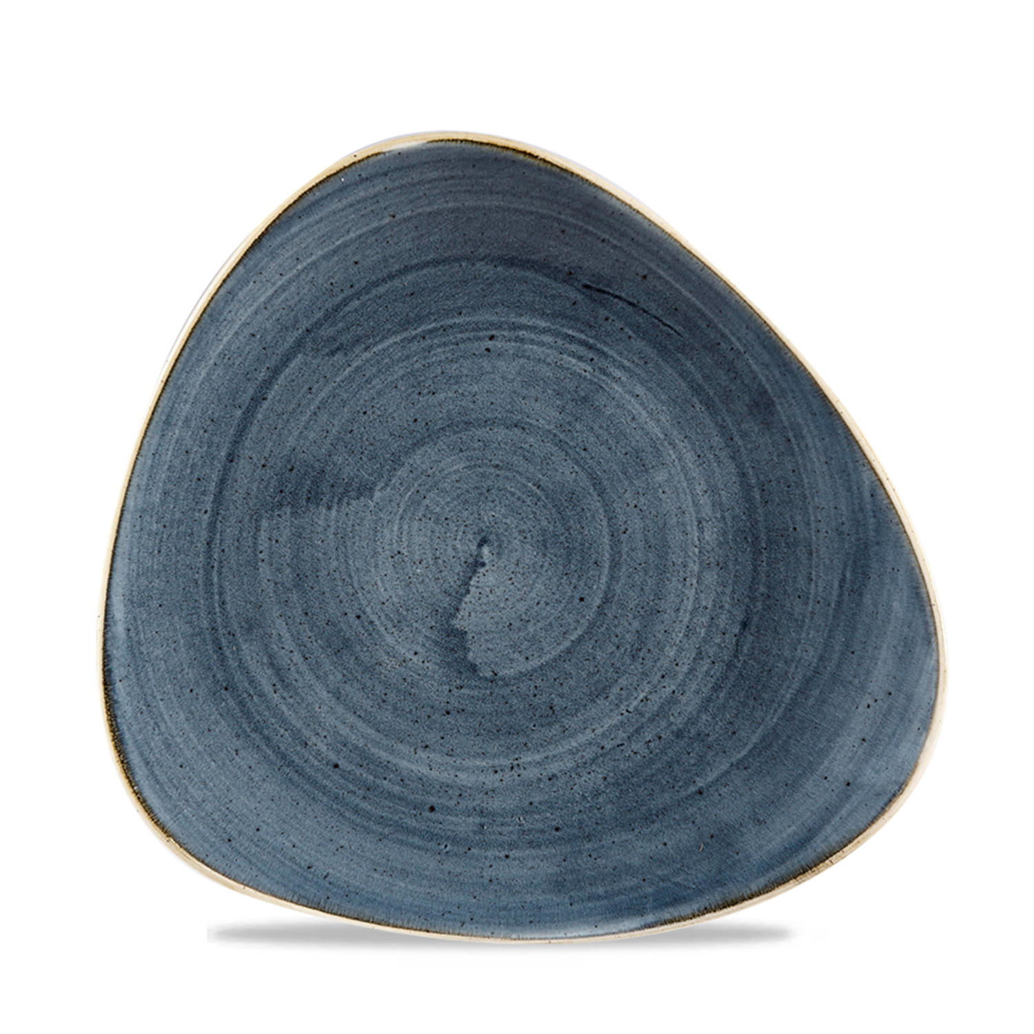 Triangle Teller flach 22,9 cm, Stonecast Blueberry