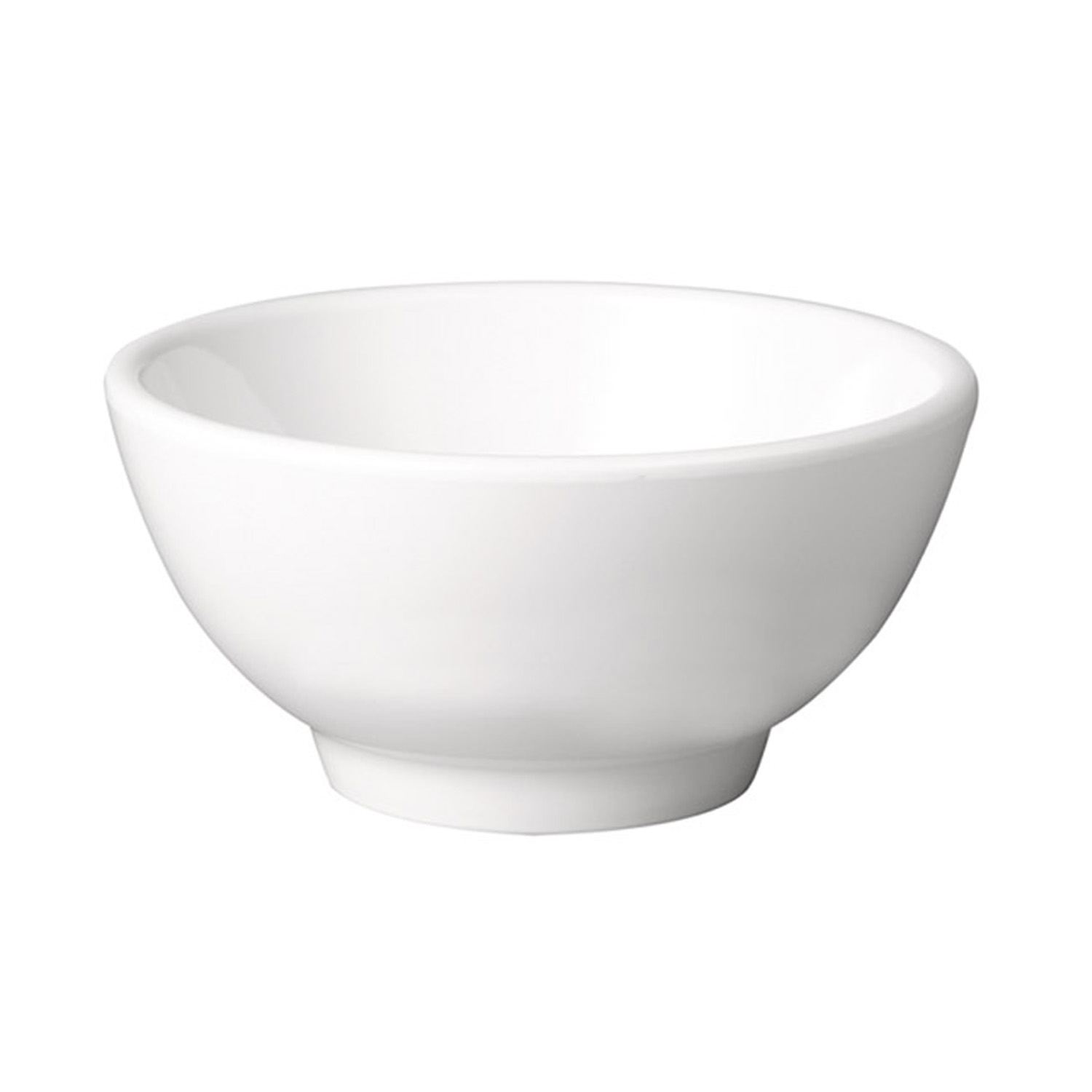 Schale -PURE- Ø 13 cm, H: 6,5 cm Melamin, weiß, 0,3 Liter 