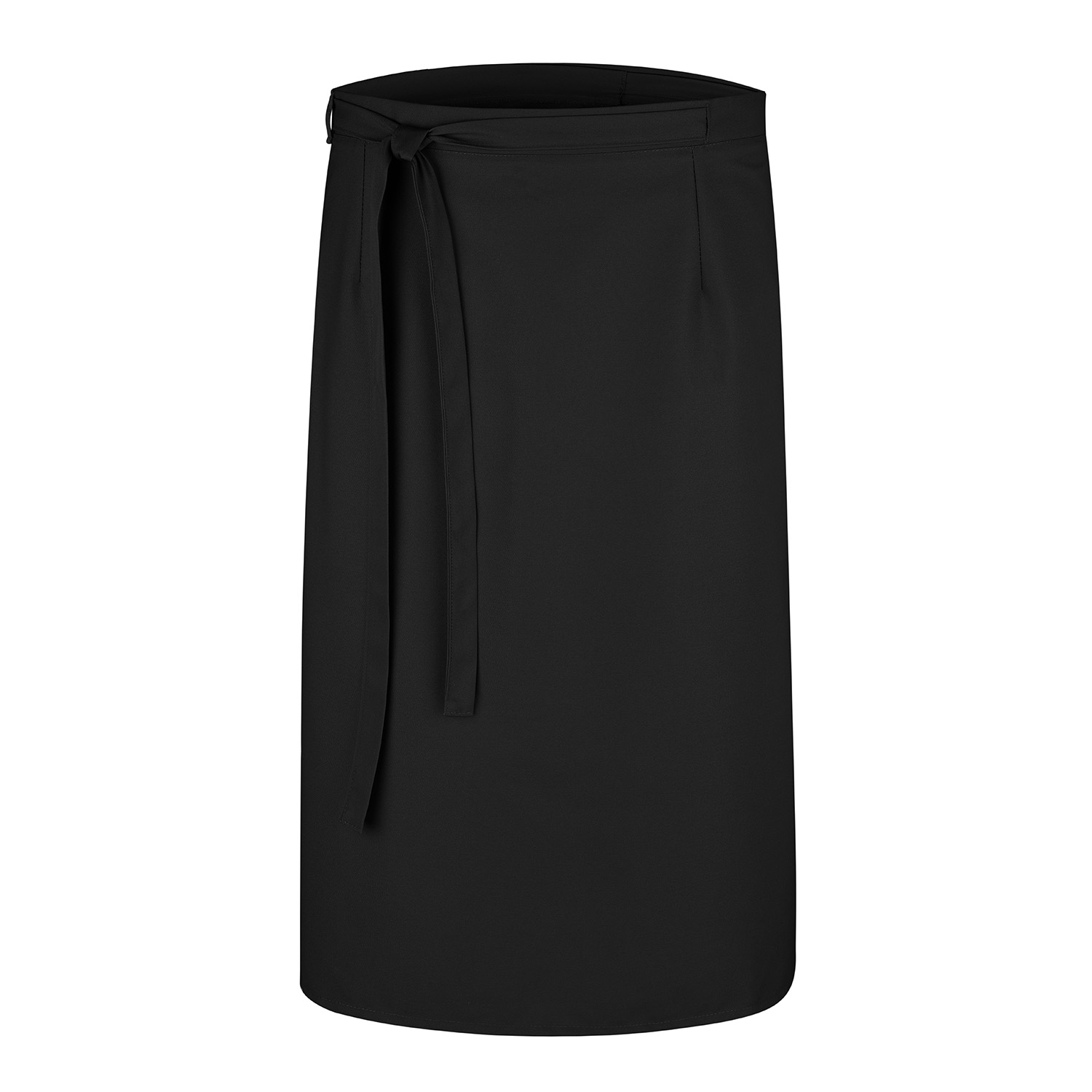 Wickel-Bistroschürze 125 x 50 cm, schwarz