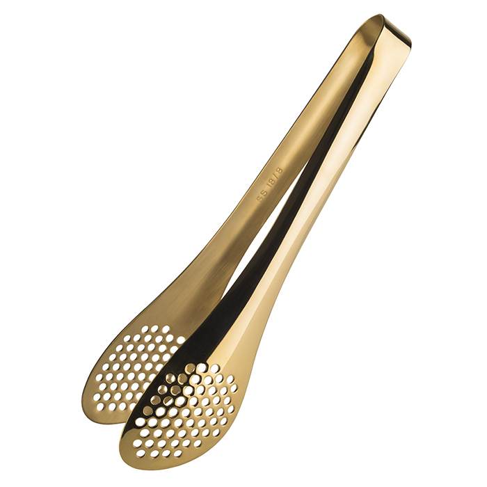 Universalzange Gesamtlänge: 25 cm 18/8 Edelstahl, Gold-Look 