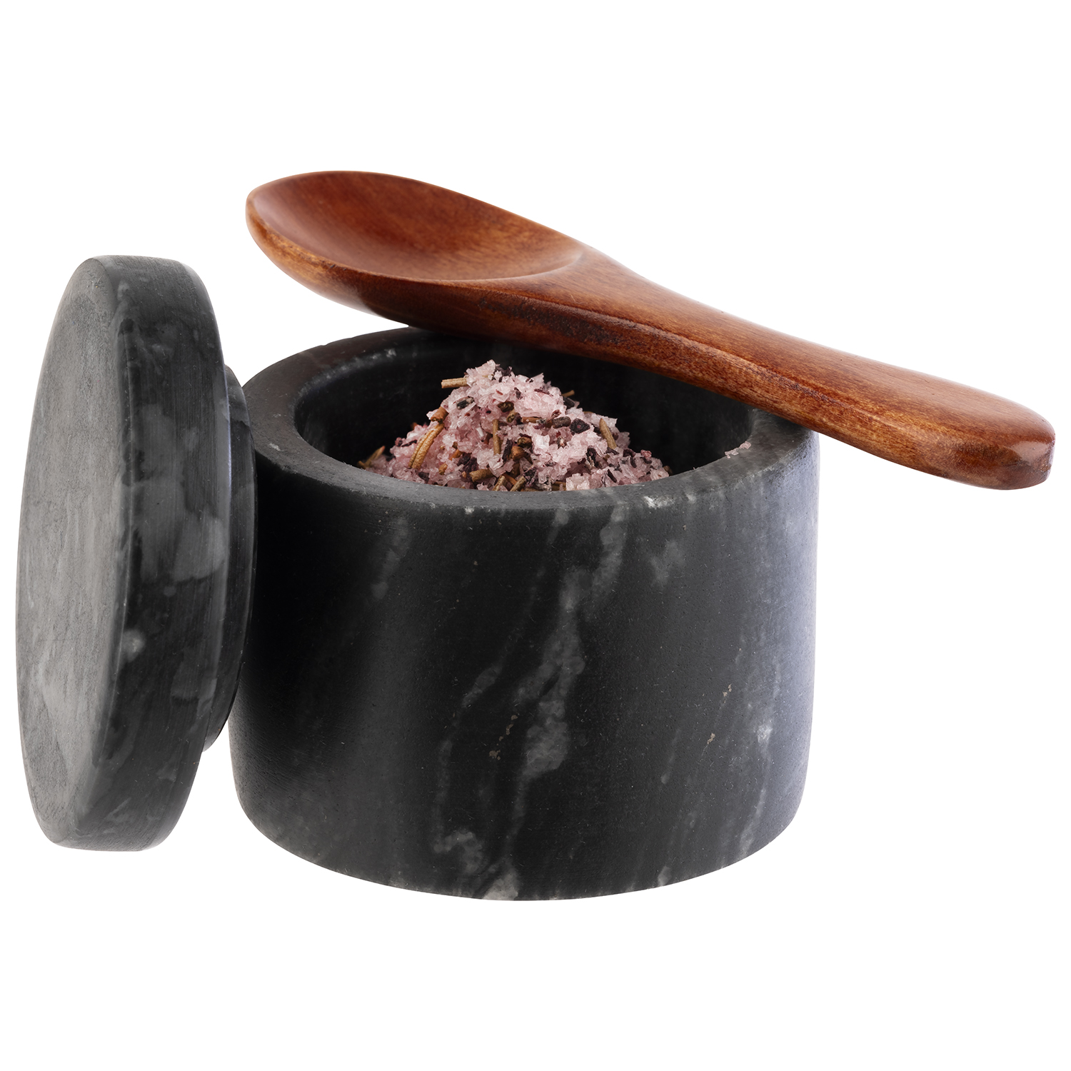 Marmordose, 2er Set, ø 6 cm, H: 5 cm, 40 ml Marmordose, 2er Set, ø 6 cm, H: 5 cm, 40 ml