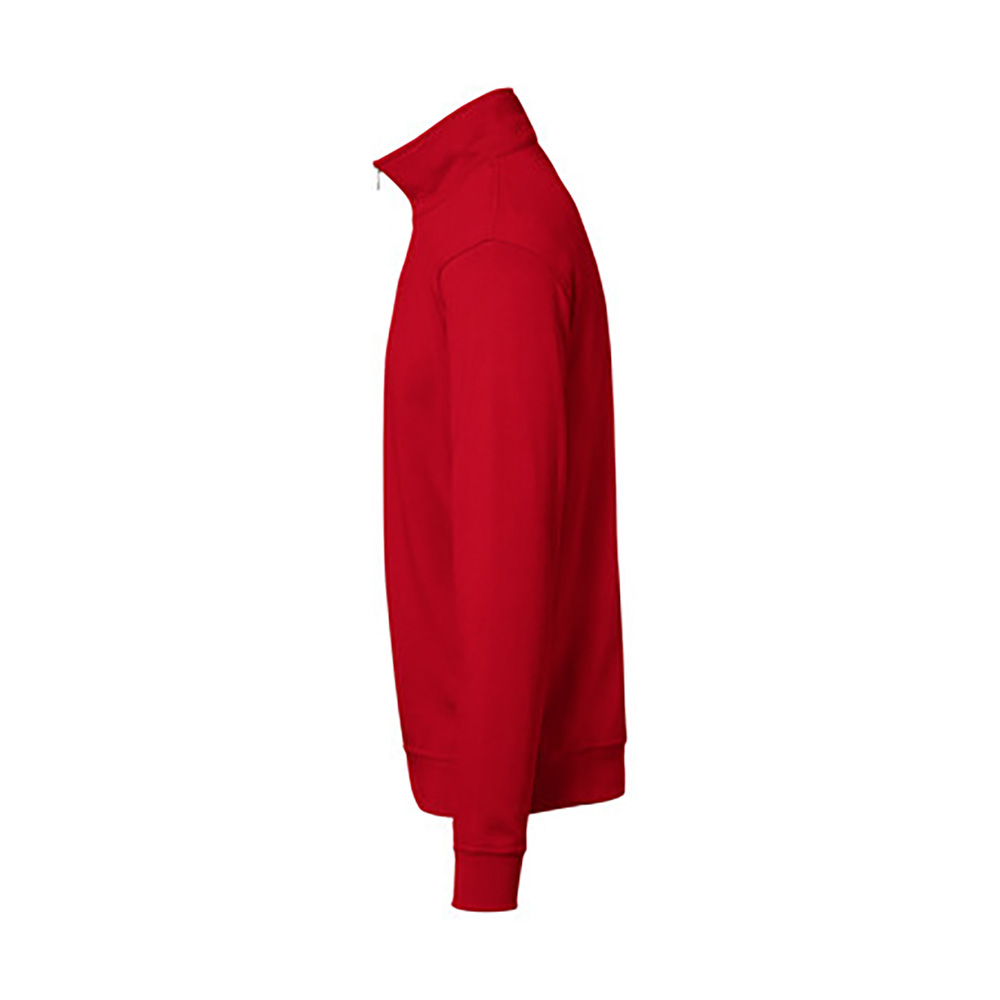 Zip-Sweatshirt Premium, rot