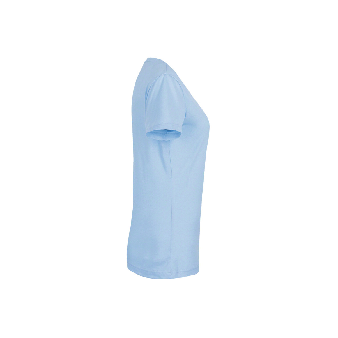 Woman-V-Shirt Mikralinar, ice-blue