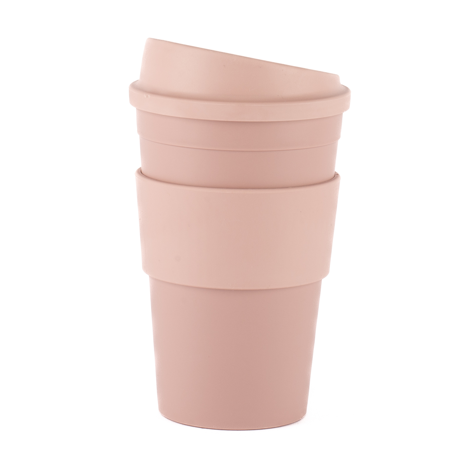 Kaffeebecher Mehrweg altrosa 400 ml