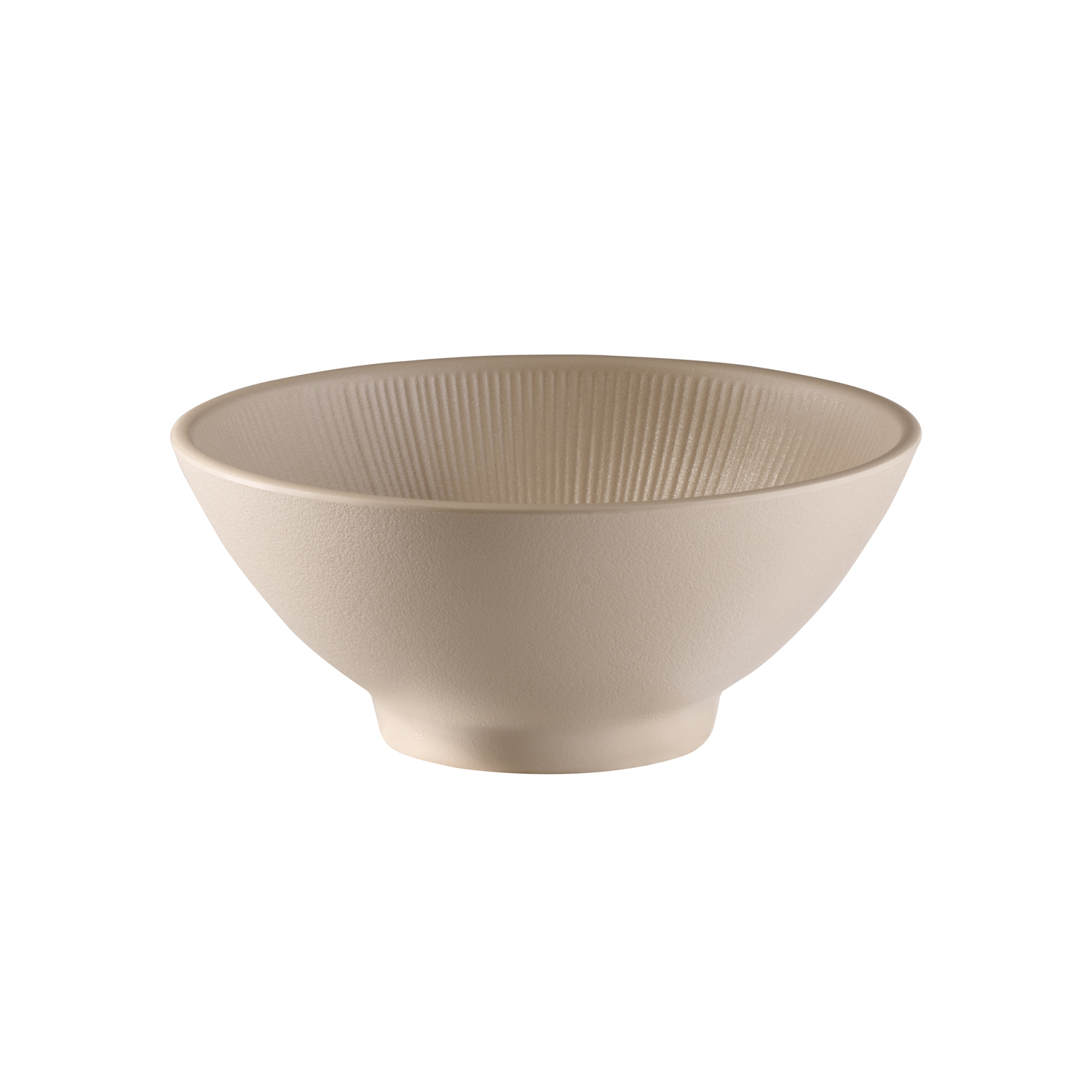 Schale -NERO- Ø 19 cm, H: 8 cm, Melamin, sand