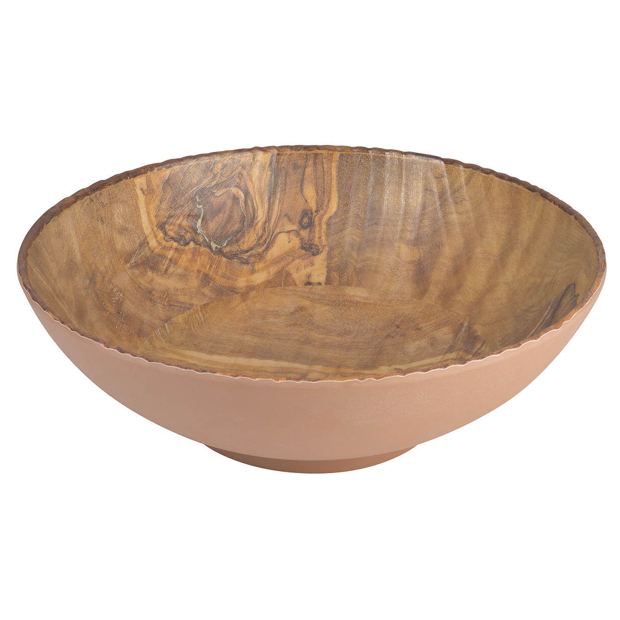 Buffetschale Transform, ø 33cm H10,2 cm, Melamin Holzoptik