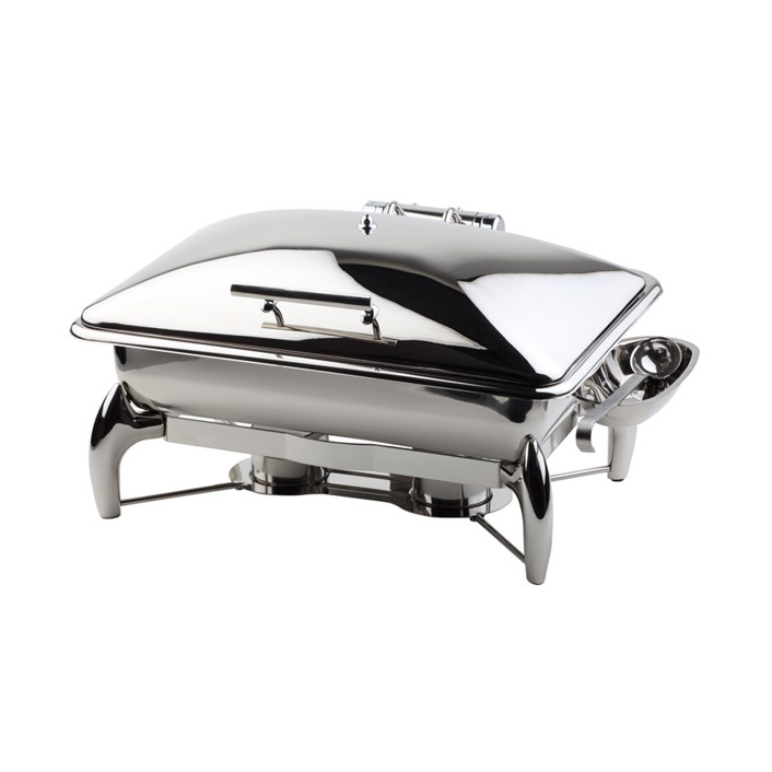 Chafing Dish -GLOBE- GN 1/1 66,5 x 44 cm, H: 34 cm 9 l, Edelstahl, abnehmbarer, 