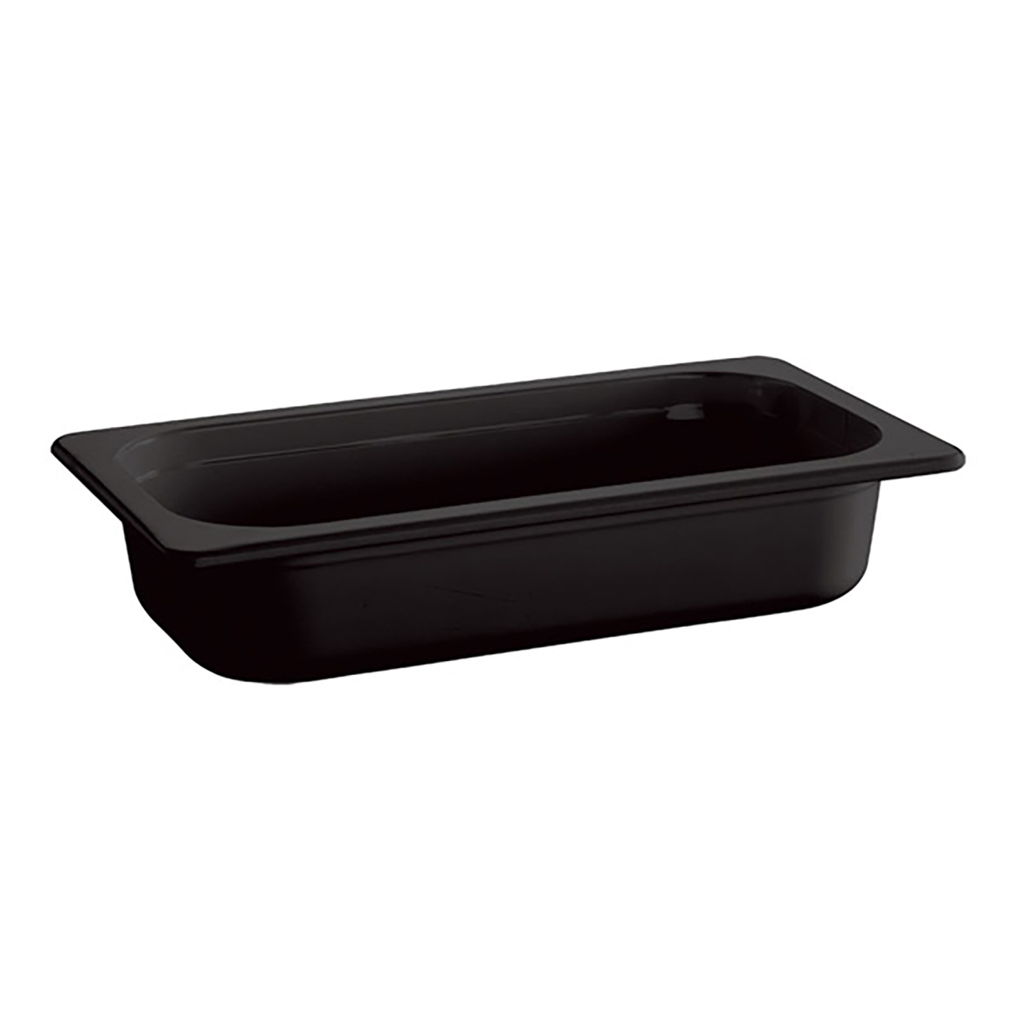 GN 1/3 Behälter -ECO LINE- 32,5 x 17,6 cm, Tiefe: 65 mm Melamin, schwarz, 2 Liter 