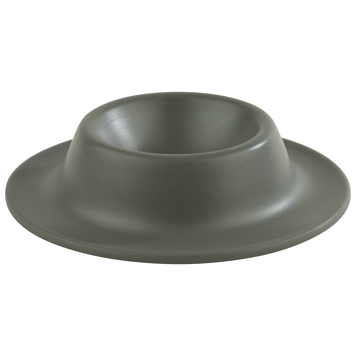 Eierbecher, 4er Set -EGGY- Ø 8,5 cm, H: 2 cm, Melamin, grau matt