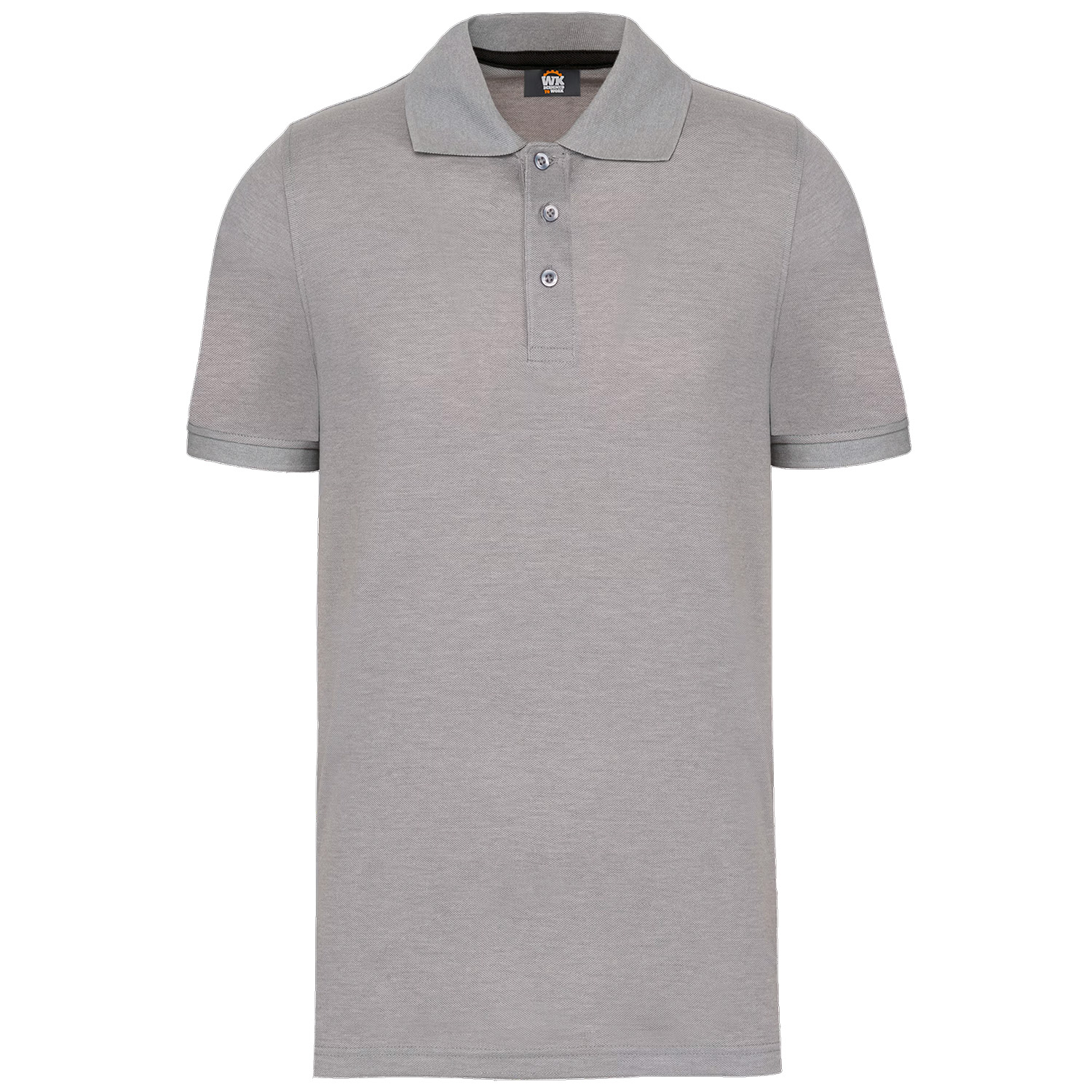 Unisex Poloshirt kurzarm, hellgrau