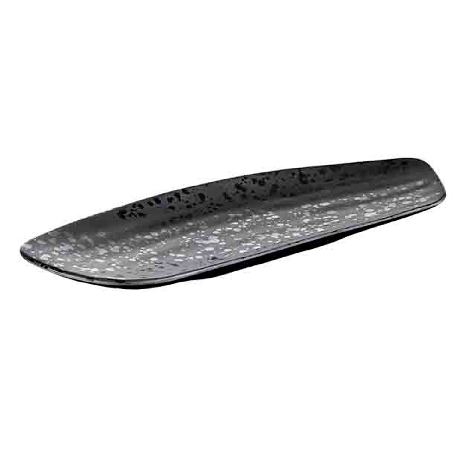 Tablett -GLAMOUR- 30 x 11 cm, H: 3 cm Melamin, schwarz 