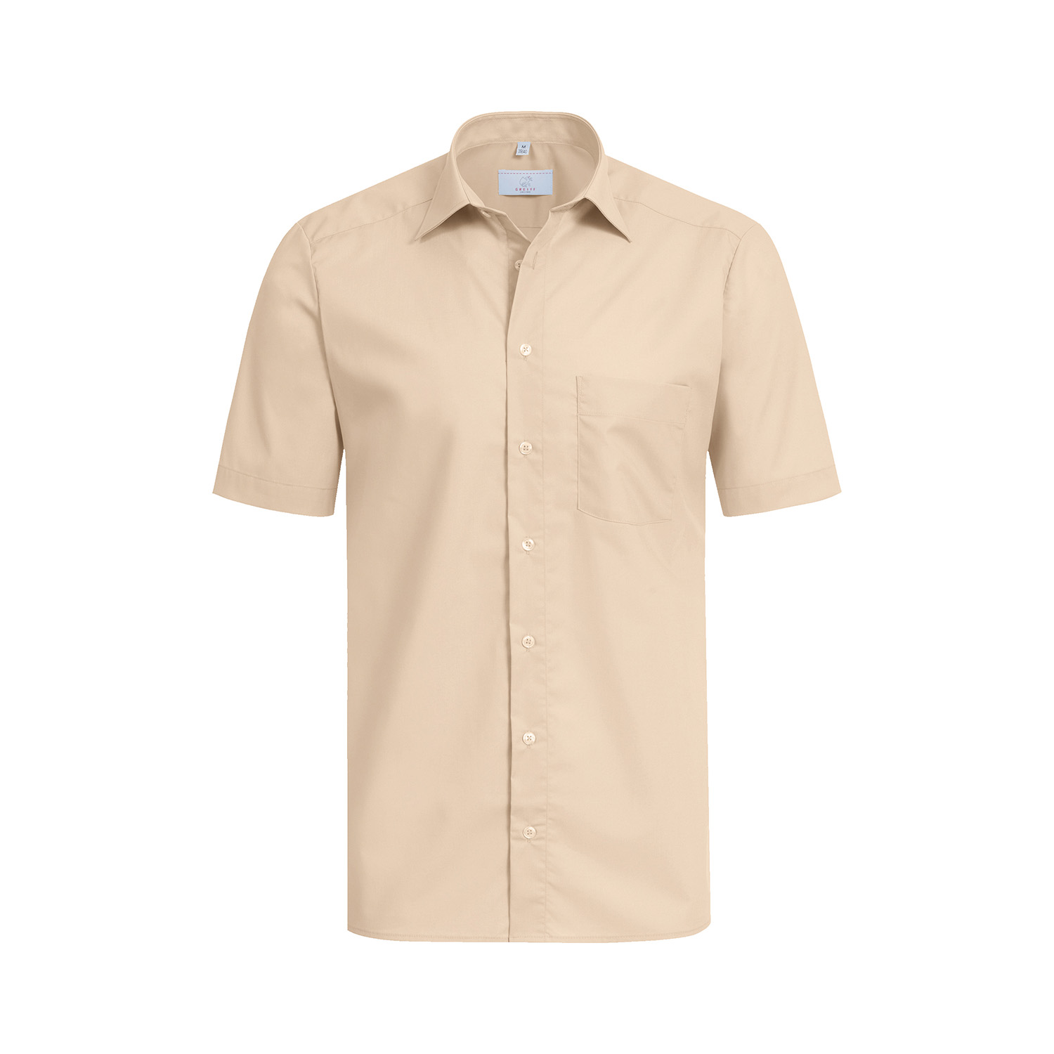 Herrenhemd Basic RF 1/2 Arm, beige