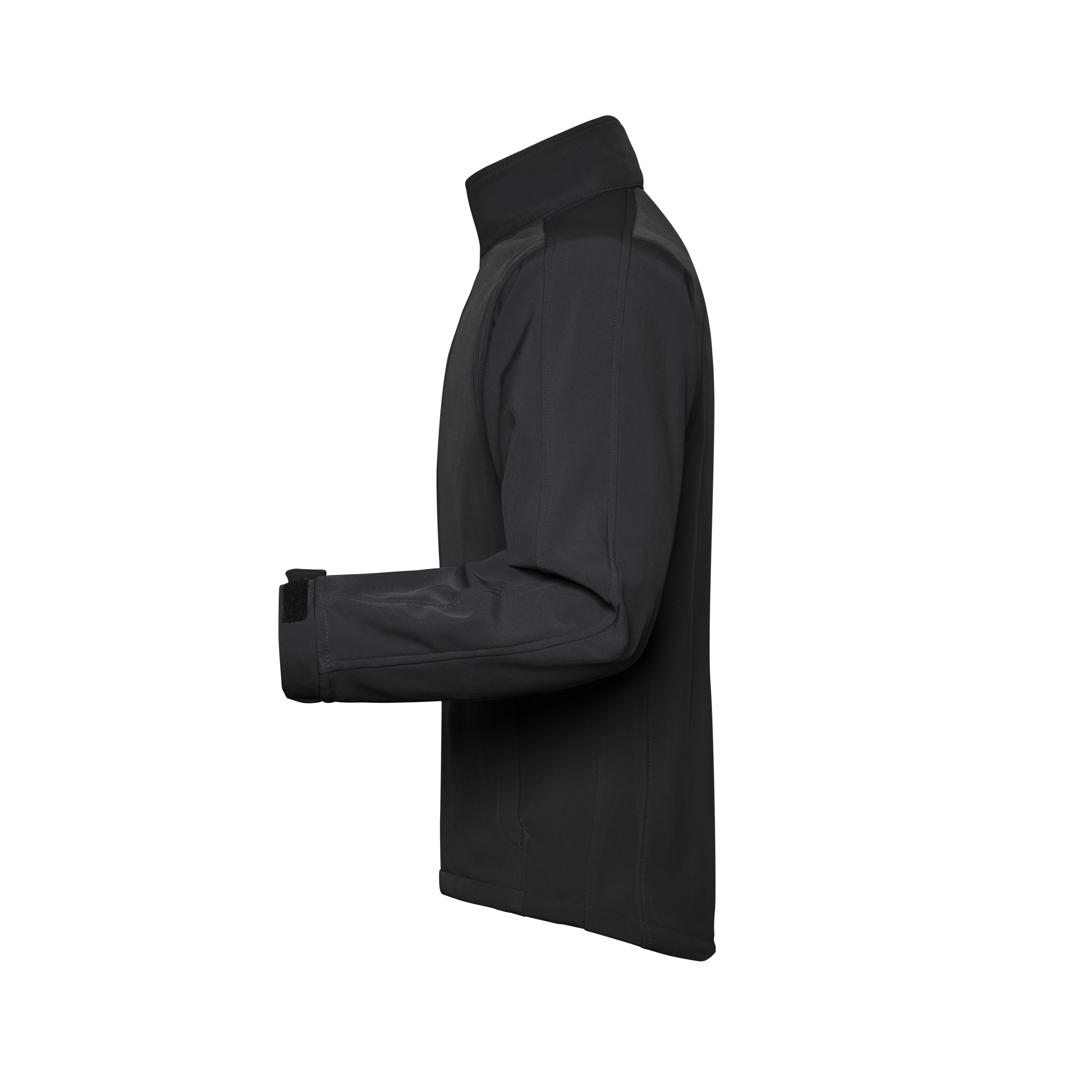 Herren-Softshell-Jacke, schwarz