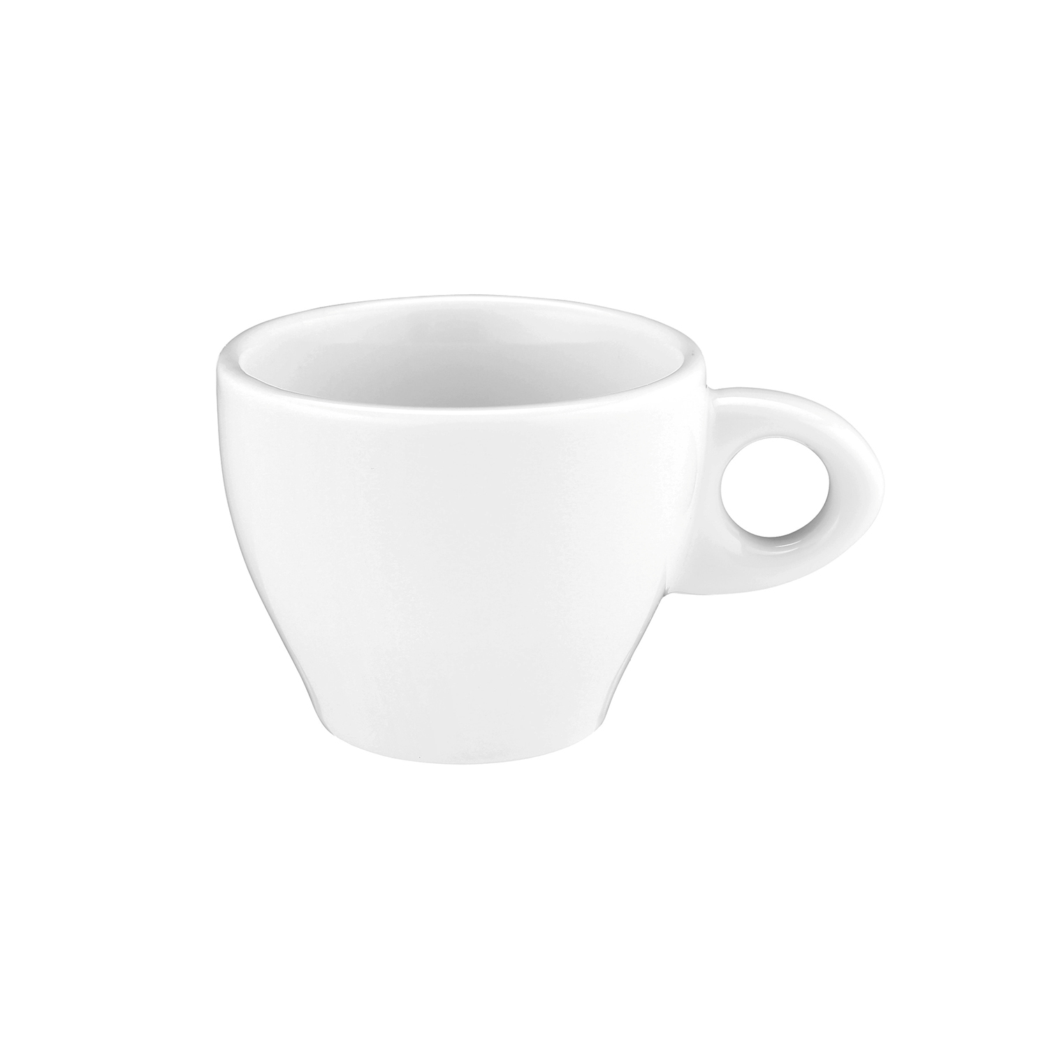 Obertasse Coffe-e-motion weiß, 0,18l hoch 