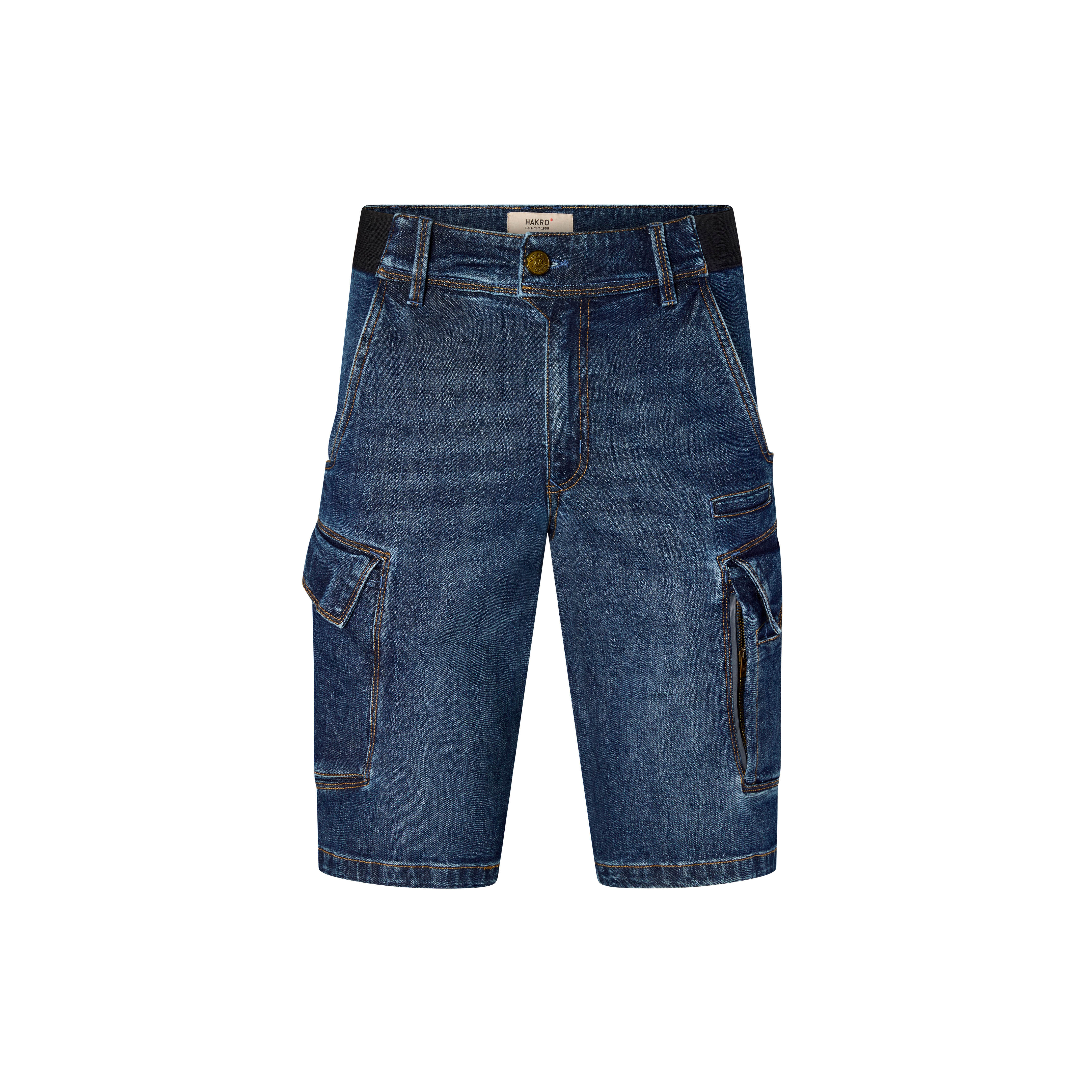 Worker-Jeansshorts Dyneema x-stretch ECO, indigo