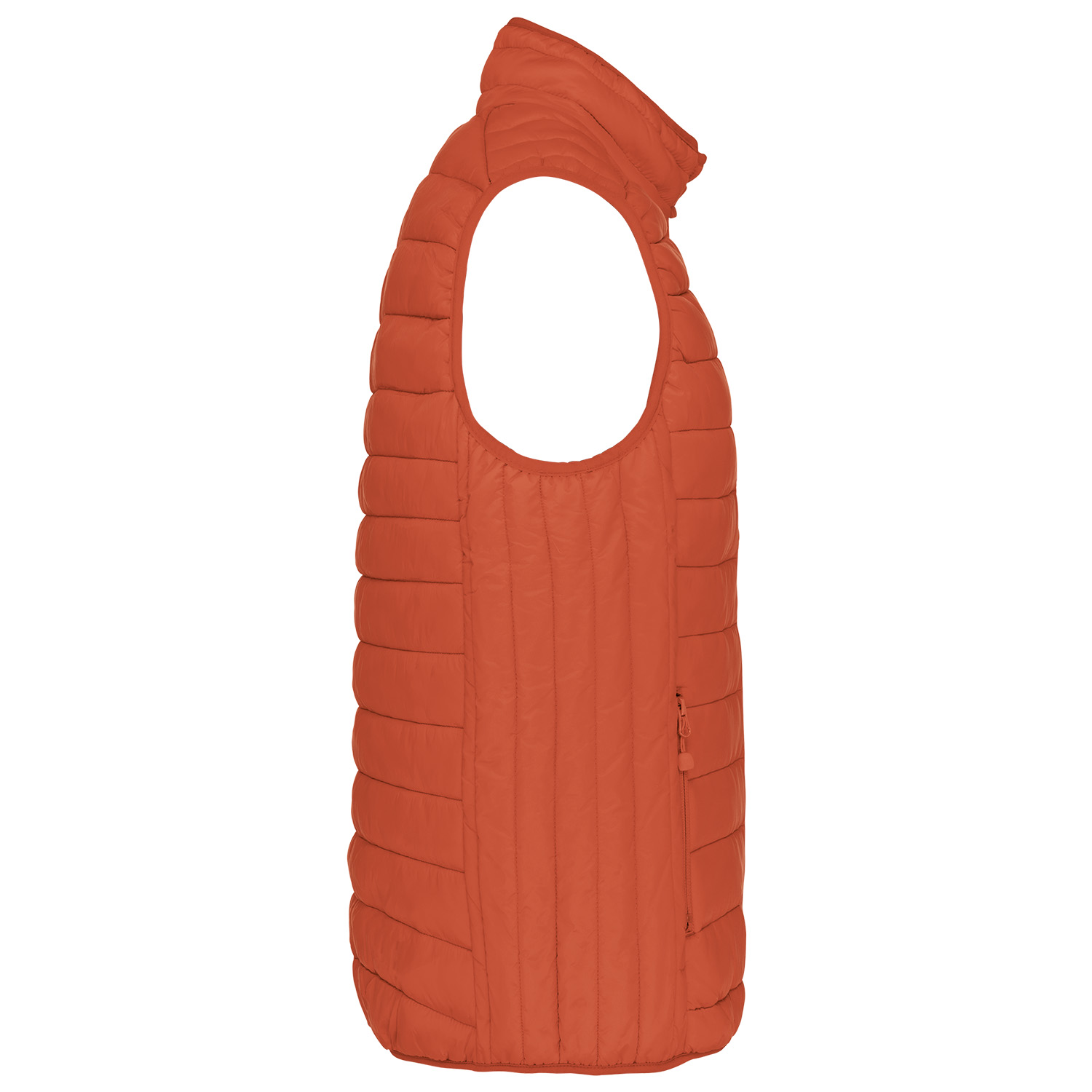 Leichte Herren-Steppweste, orange
