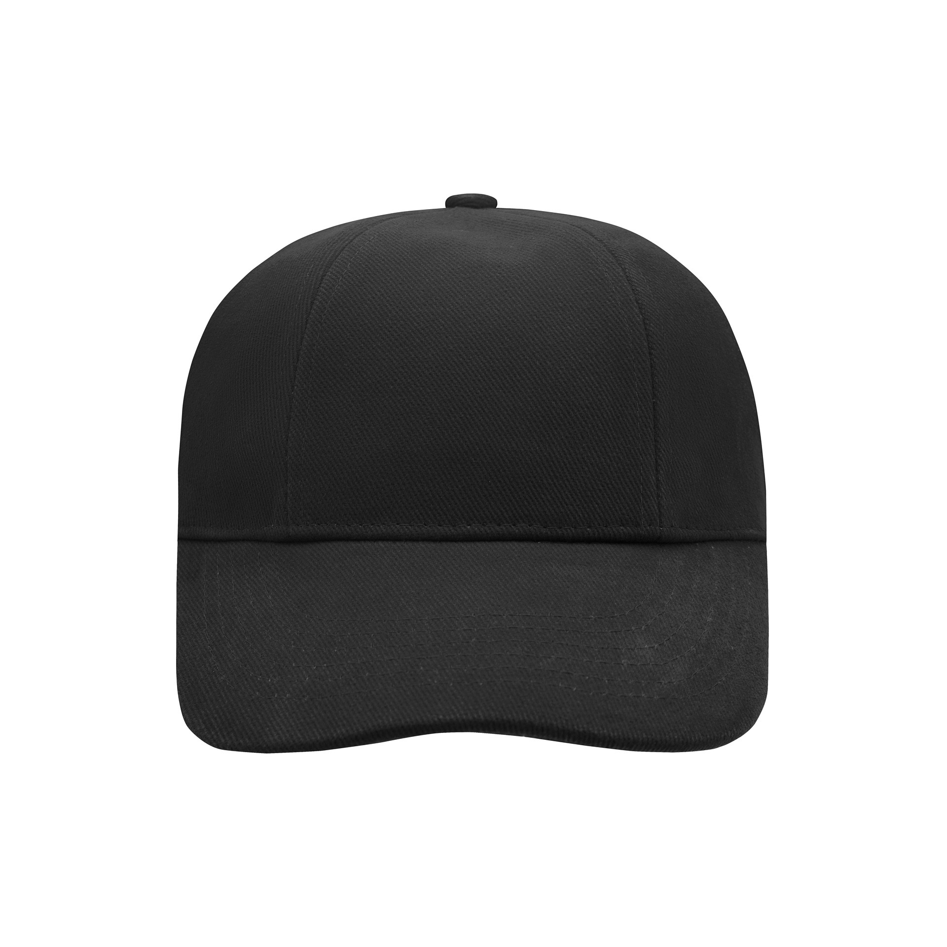 Base-Cap 6 Panel, schwarz