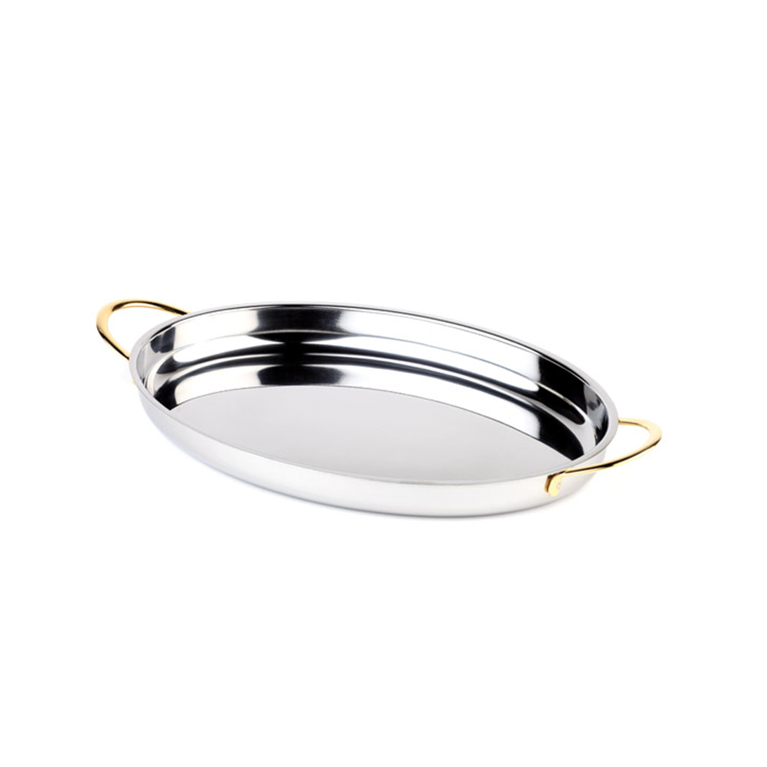 Servier- / Beilagenschale 26,5 x 19,5 cm, H: 3 cm Edelstahl poliert 