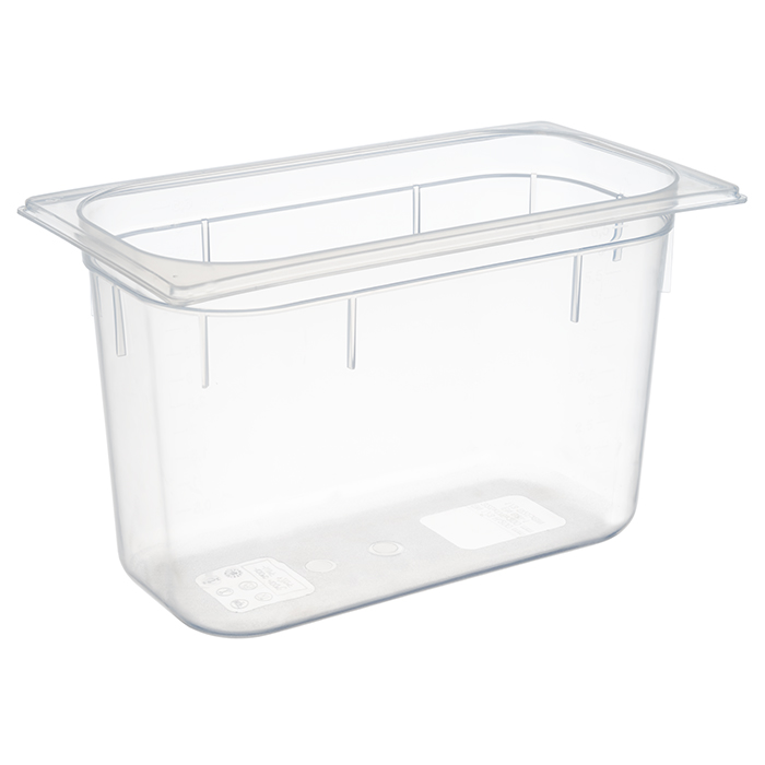 GN 1/3 Behälter 32,5 x 17,6 cm, Tiefe: 200 mm Polypropylen, 7,0 Liter 