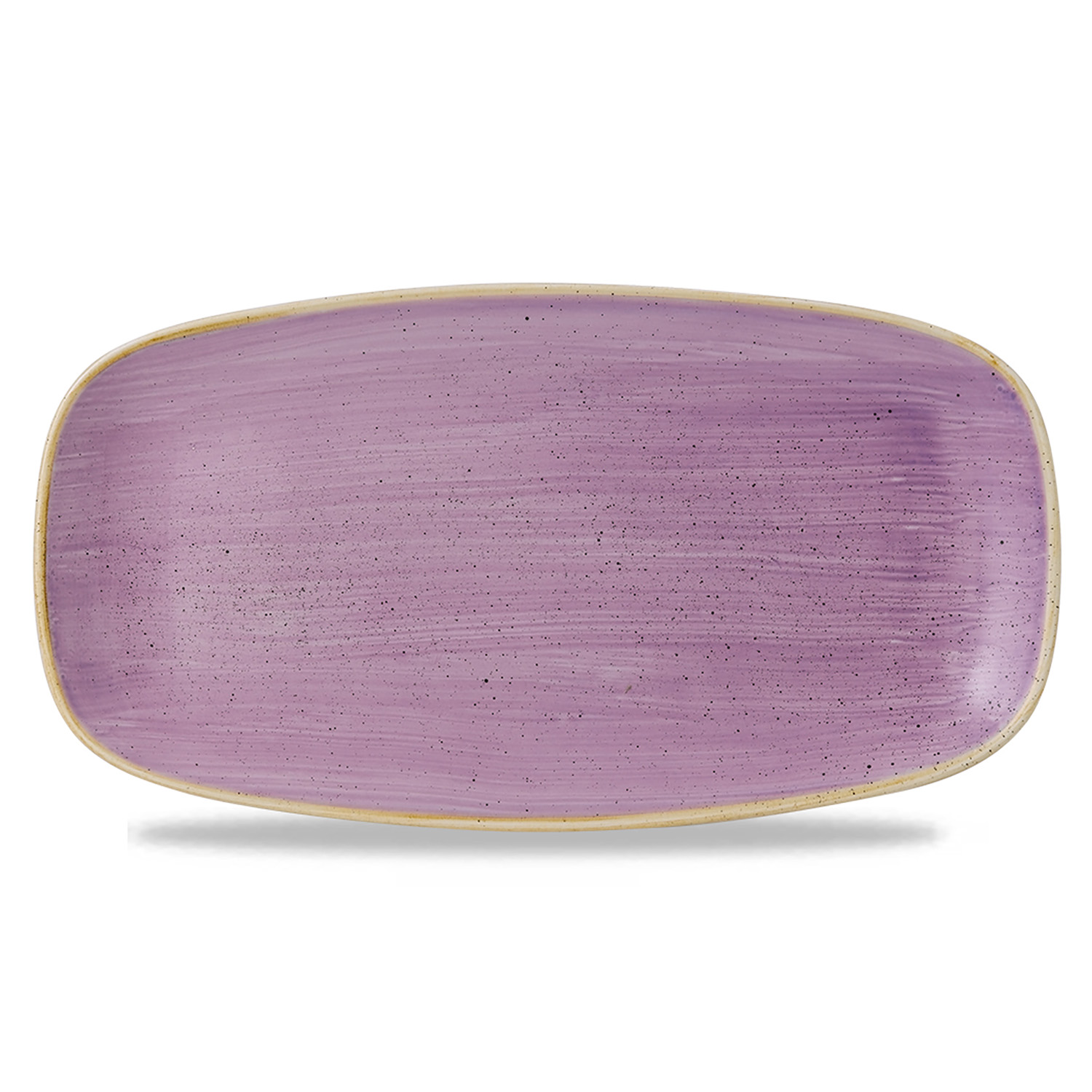 Chefs Oblong Platte No. 4, 35,5 x 18,9 cm, Stonecast Lavender