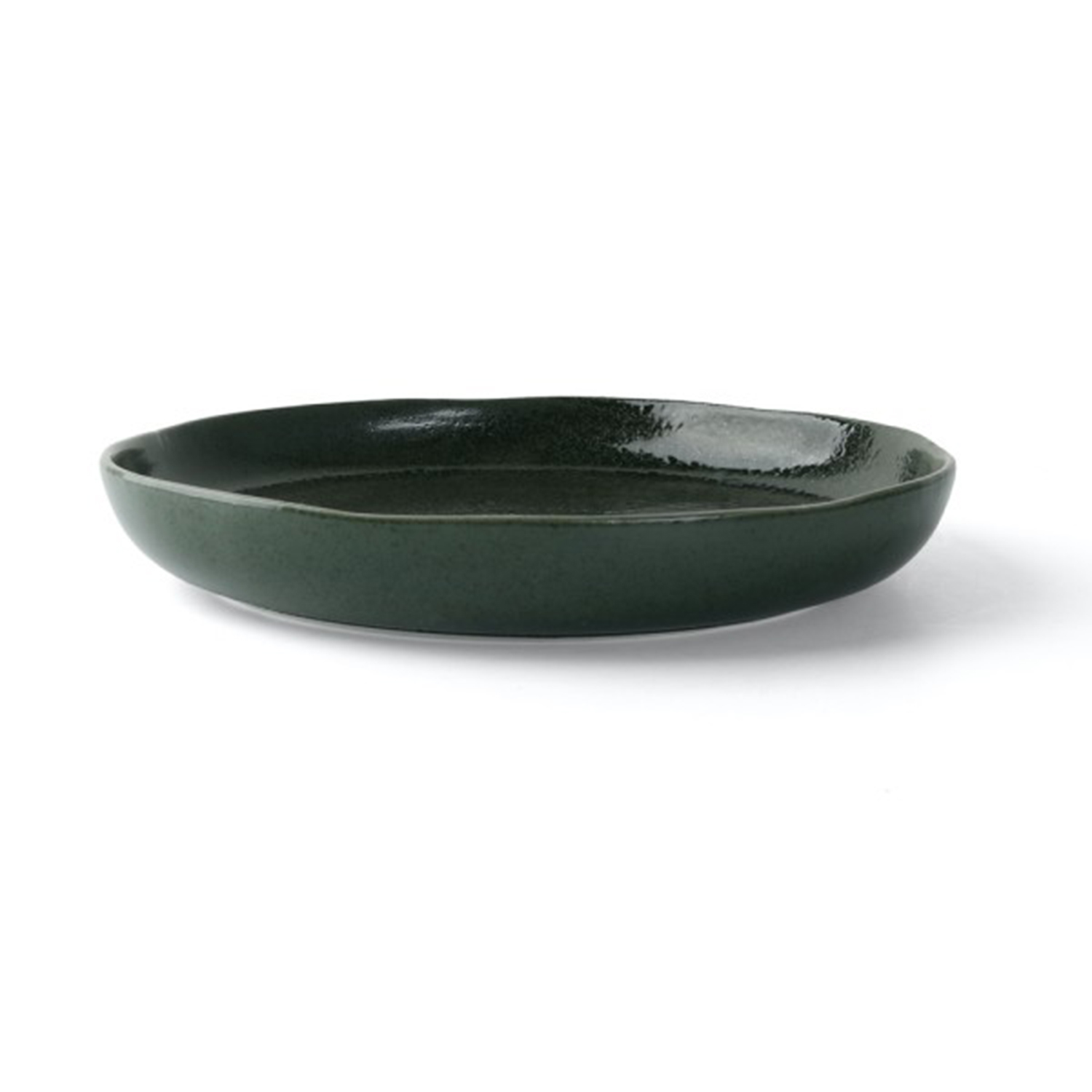 Platte rund 24,0 cm mit hohem Rand, Musgo