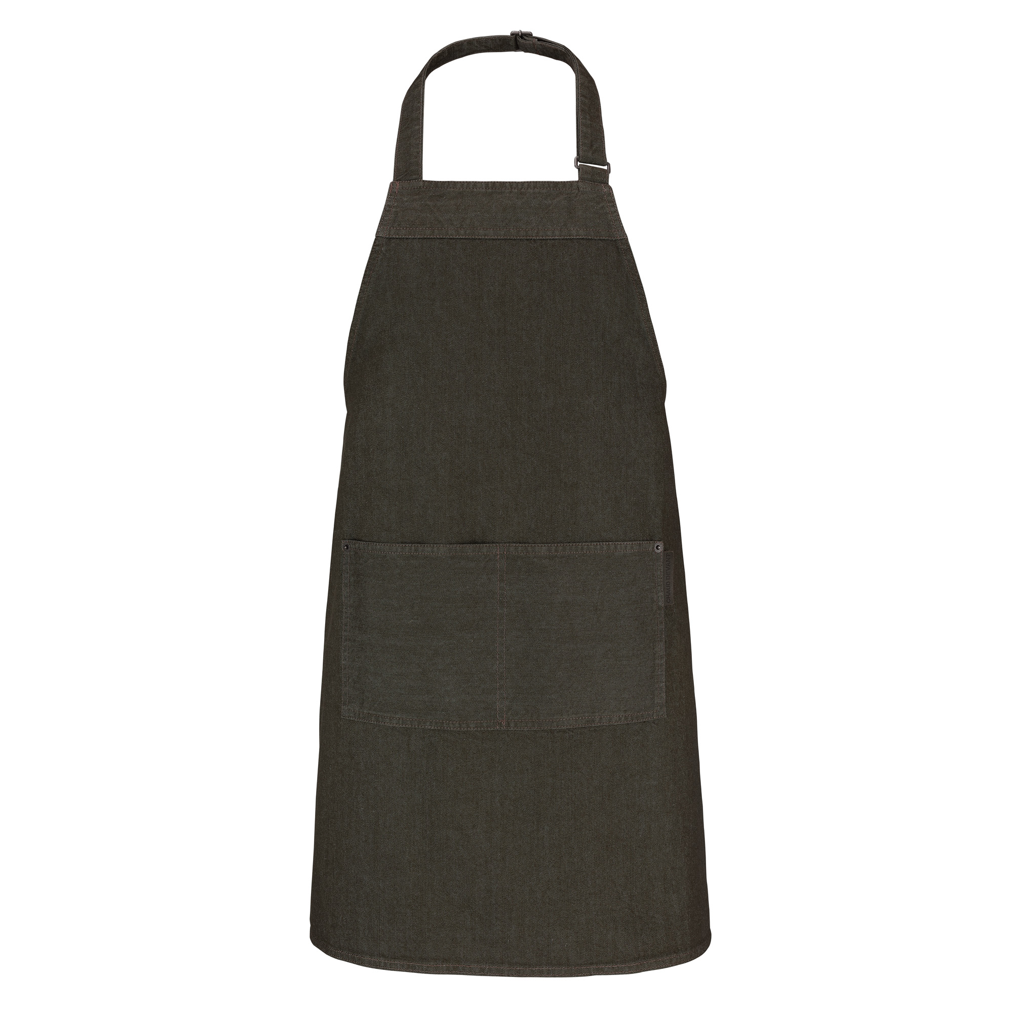 Latzschürze Base, L: 75 cm, B: 70 cm, brown denim
