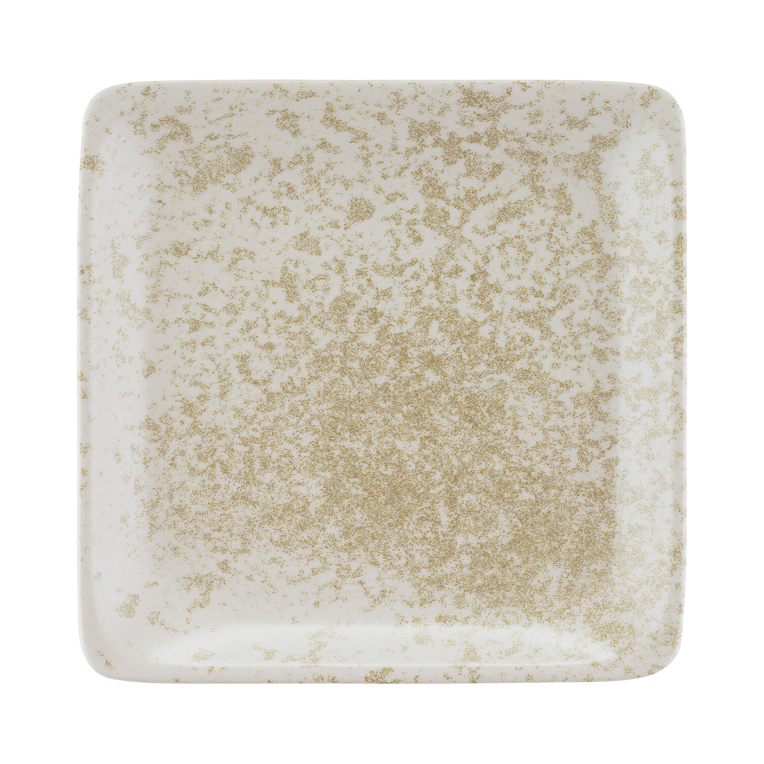 Teller flach quadratisch 19,0 cm, Sandstone Beige