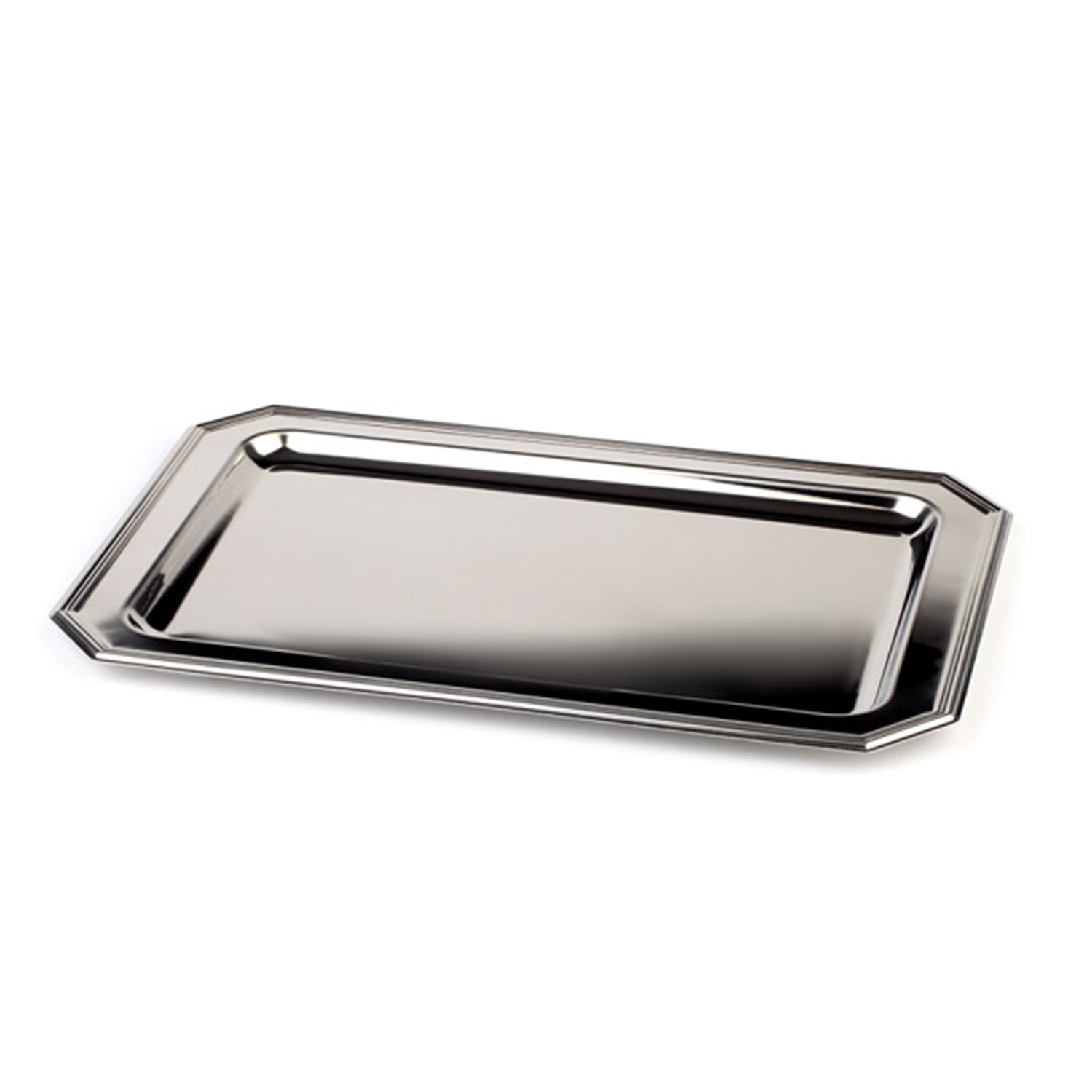Tablett -ELEGANCE- 48 x 30 cm Edelstahl 