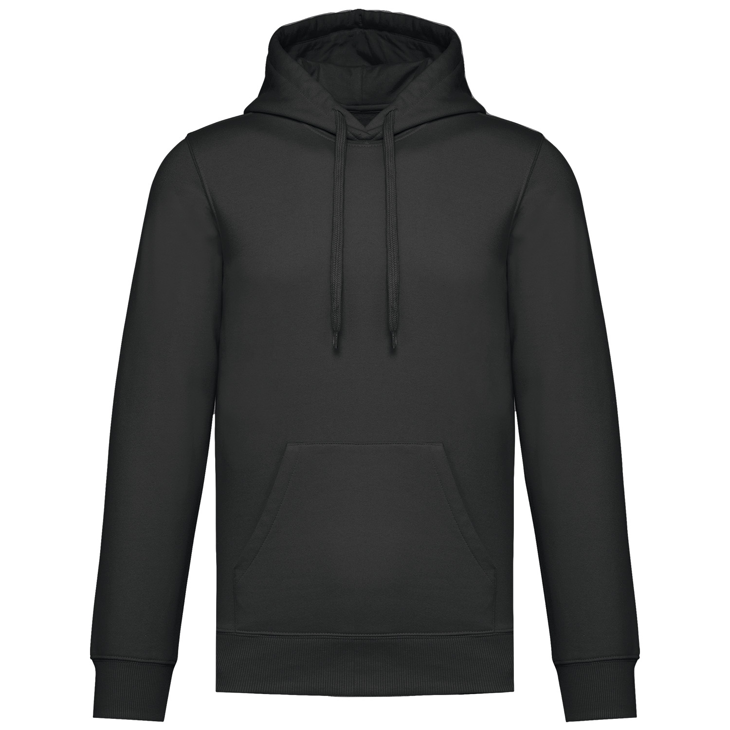 Unisex-Sweatshirt mit Kapuze, dunkelgrau