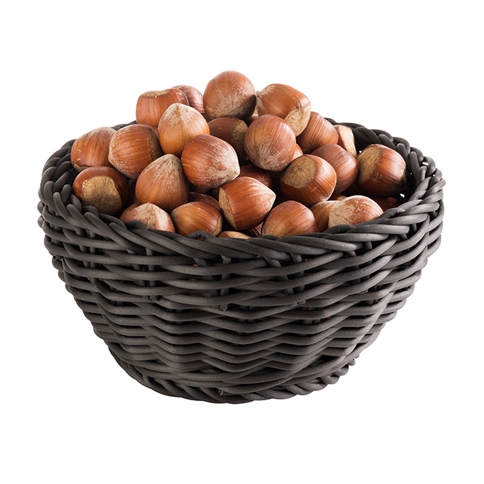 Korb, rund Ø 16 cm, H: 8 cm Polypropylen, schwarz 