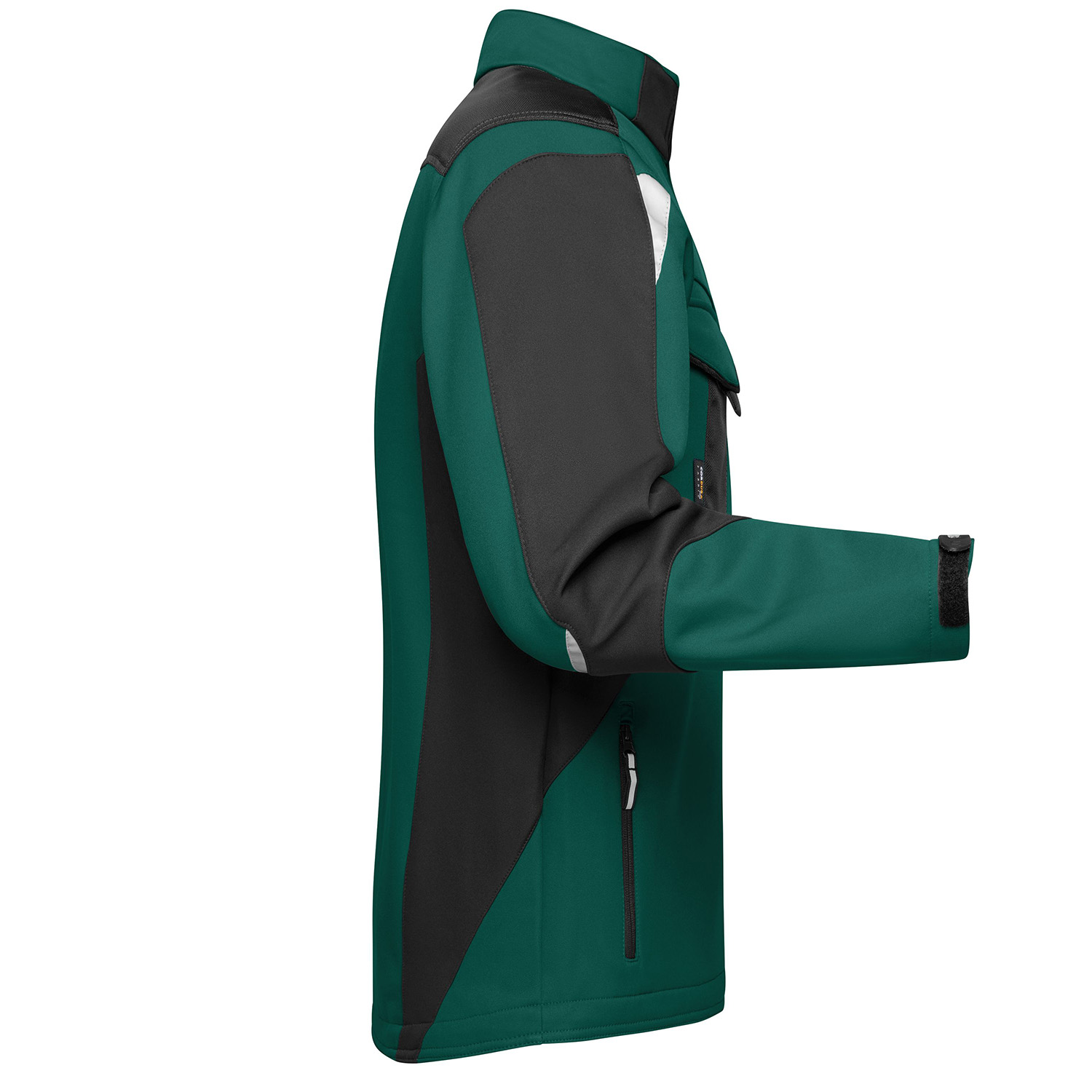 Workwear Softshell-Jacke Strong, darkgreen/black