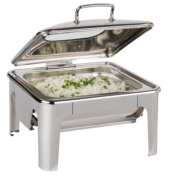 Chafing Dish GN 2/3 42 x 41 cm, H: 30 cm Edelstahl 