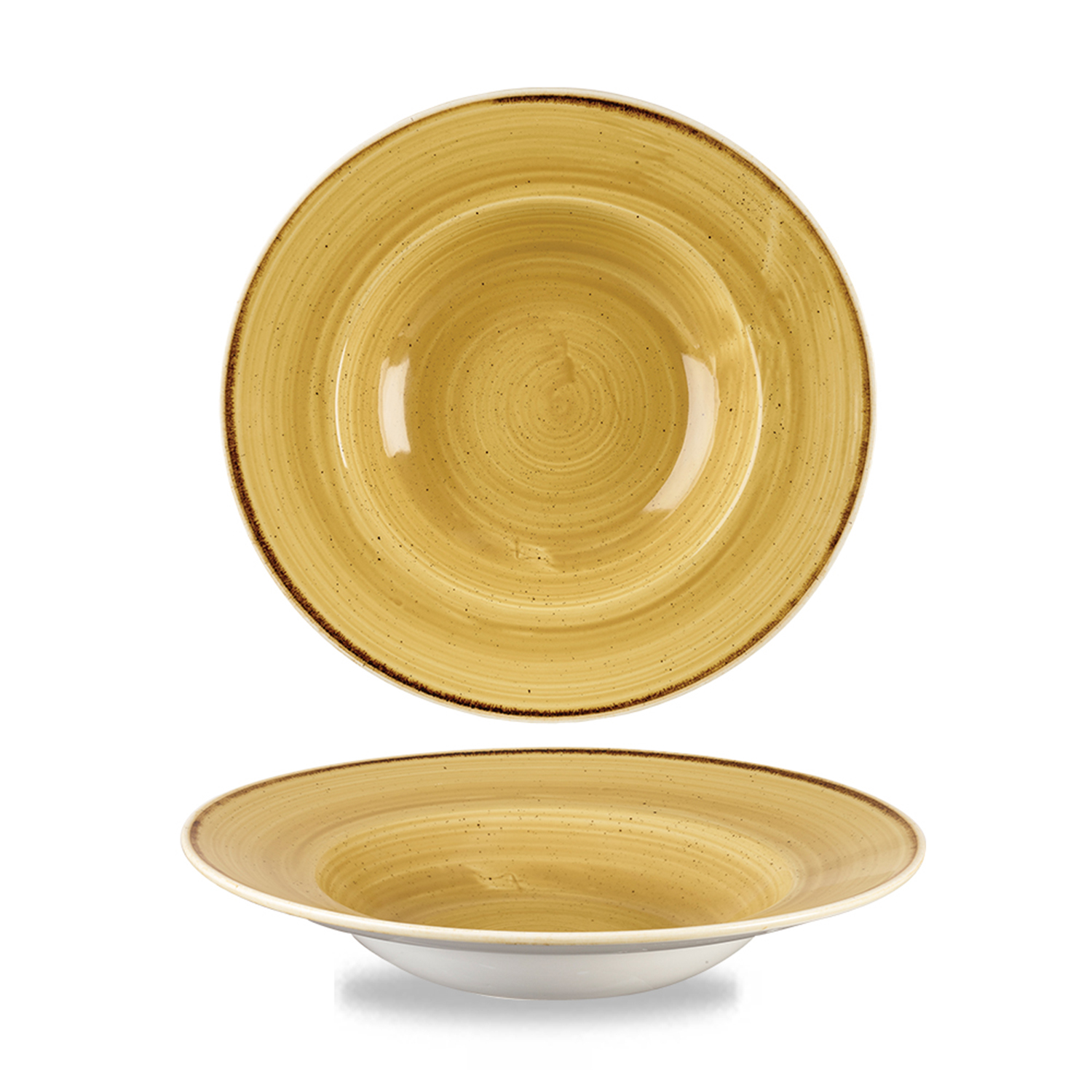 Pastateller 24,0 cm, Stonecast Mustard Seed Yellow